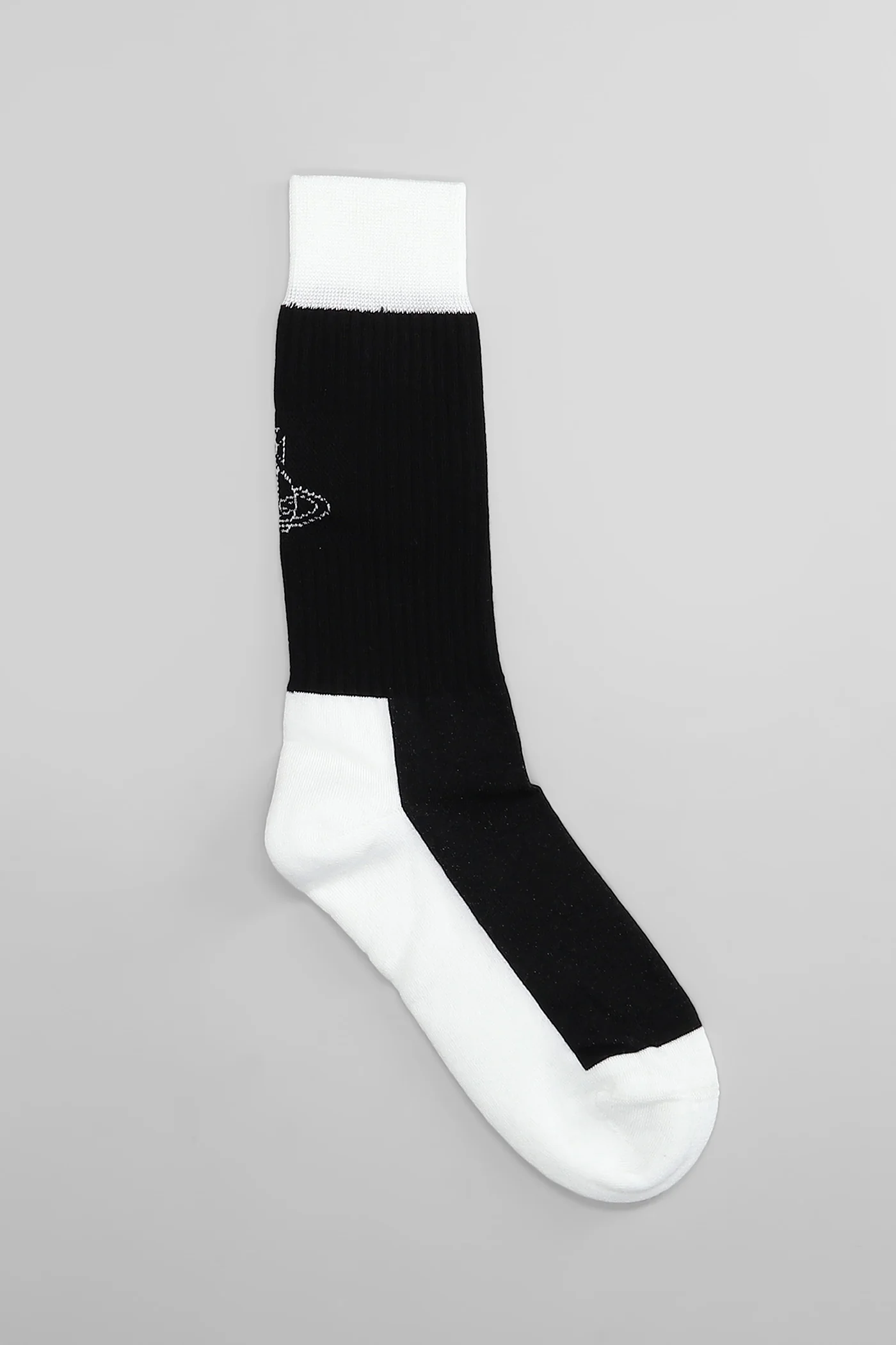 Sporty socks Socks in black cotton - Image 2