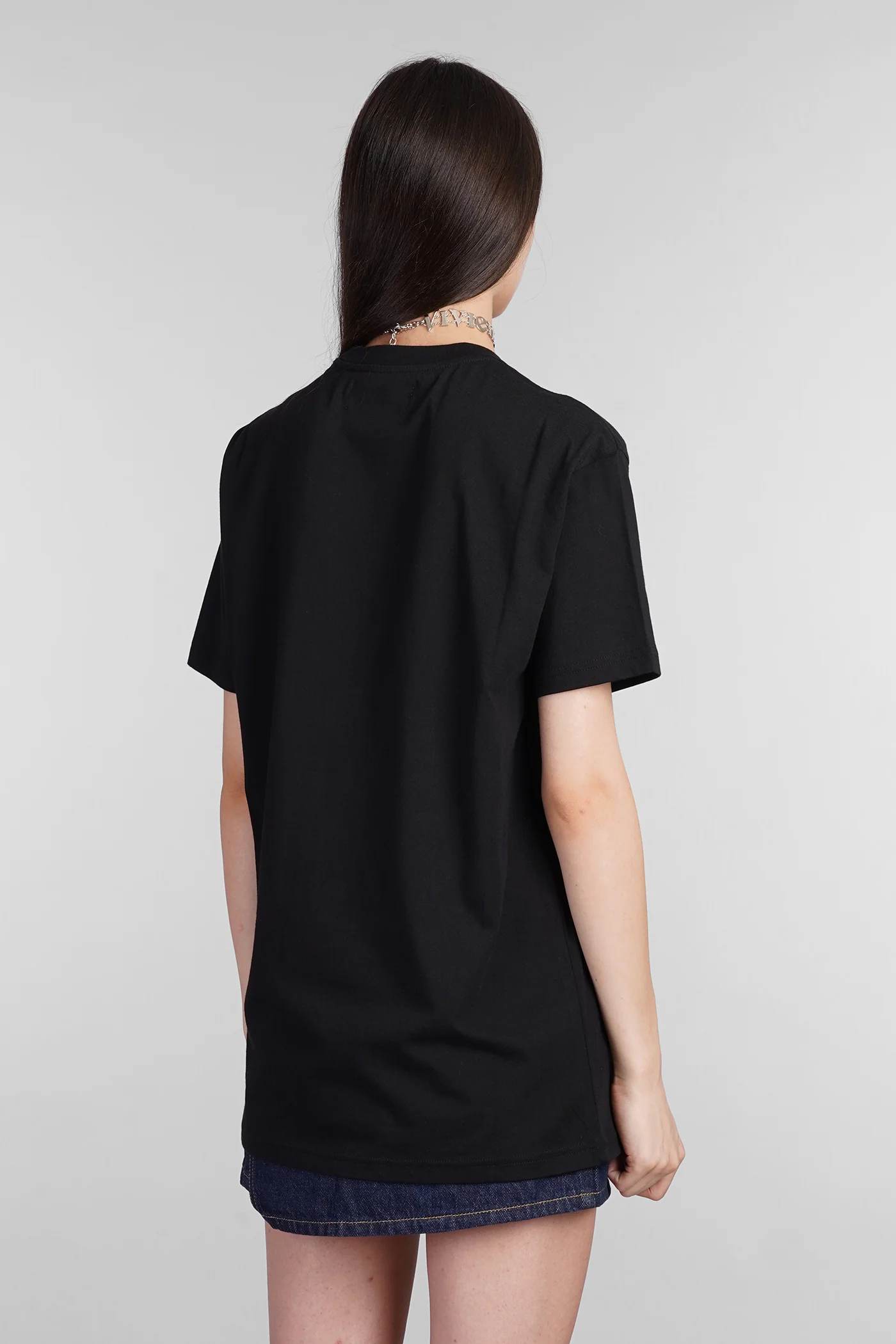 Sunken orb T-Shirt in black cotton - Image 3