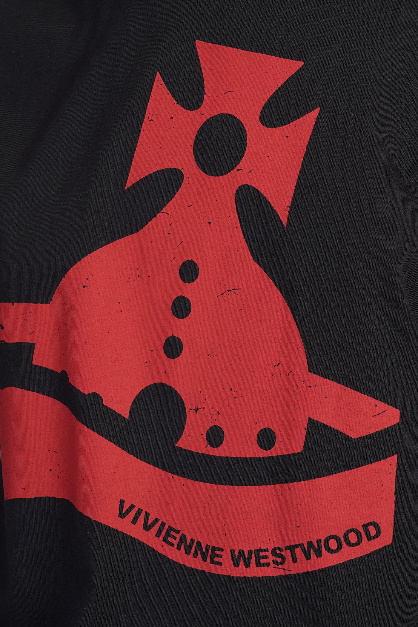 Sunken orb T-Shirt in black cotton - Image 5