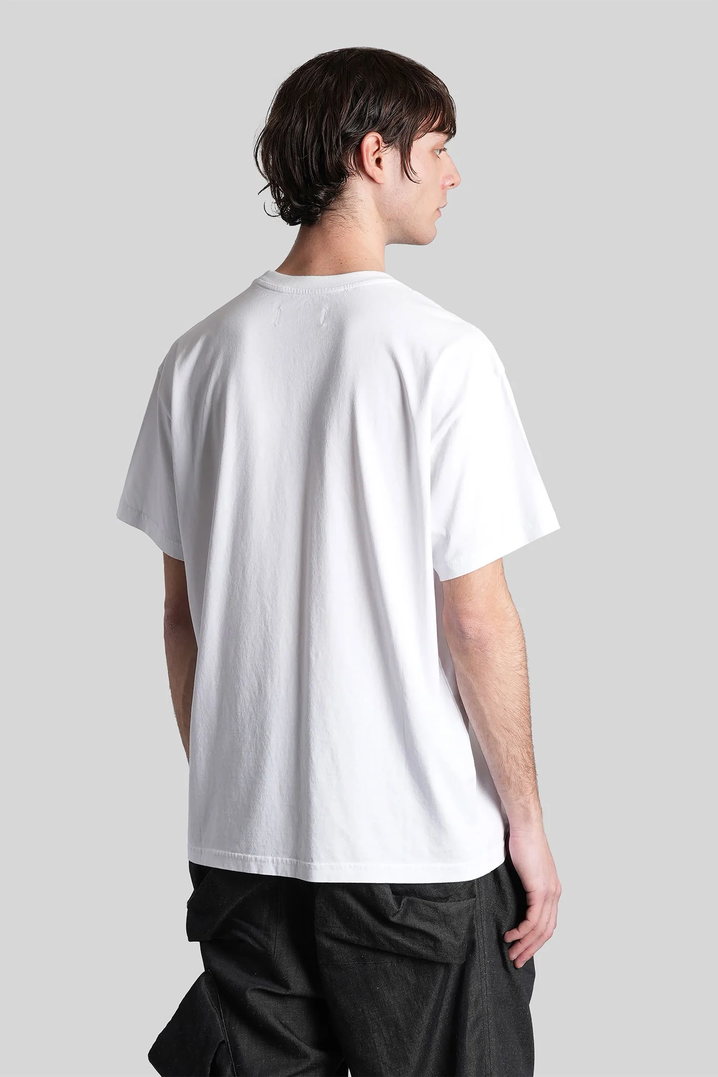 T-Shirt in white cotton - Image 3