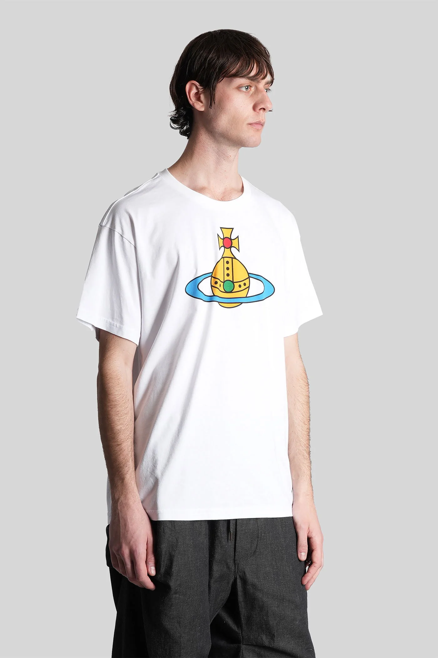 T-Shirt in white cotton - Image 4