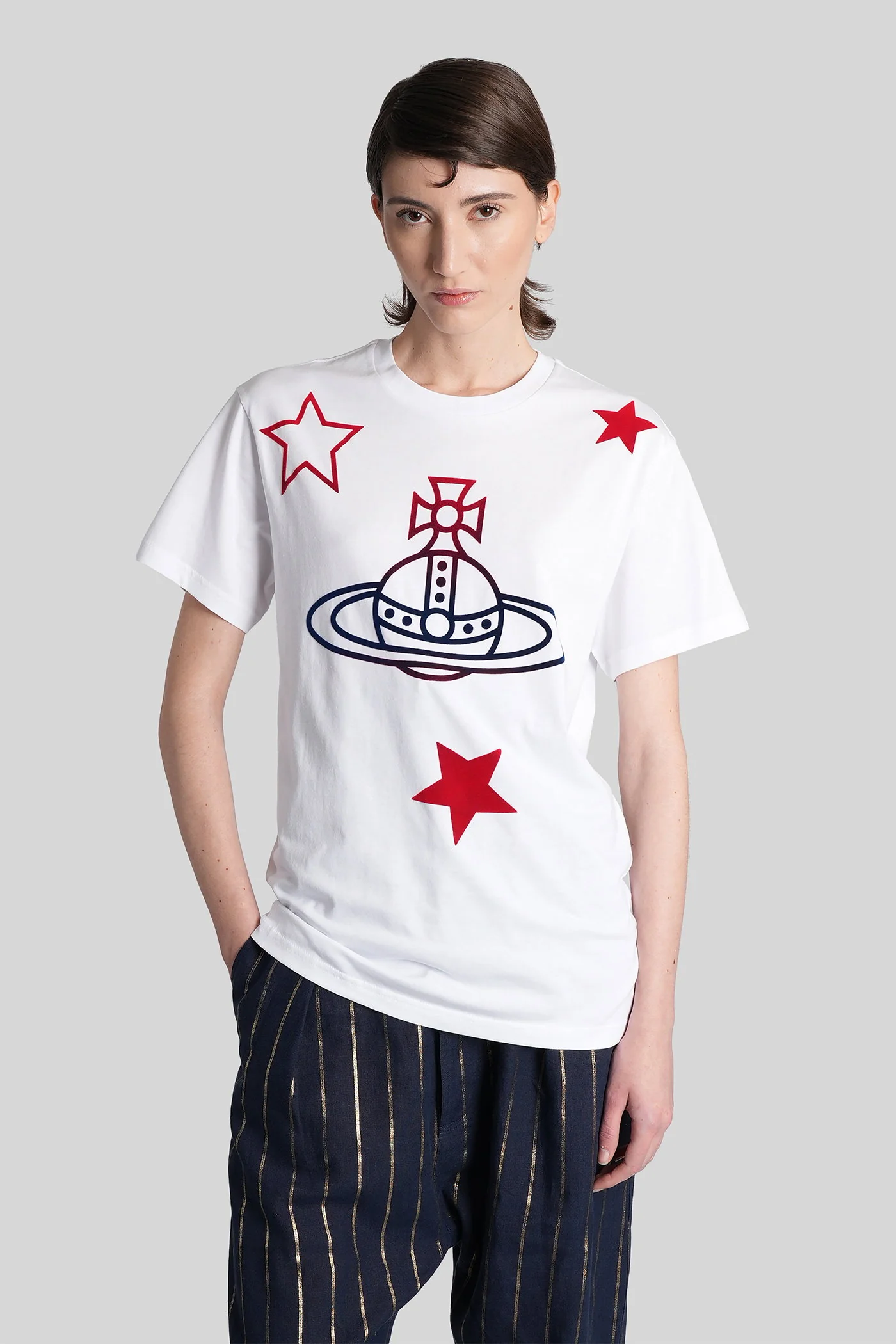 T-Shirt in white cotton