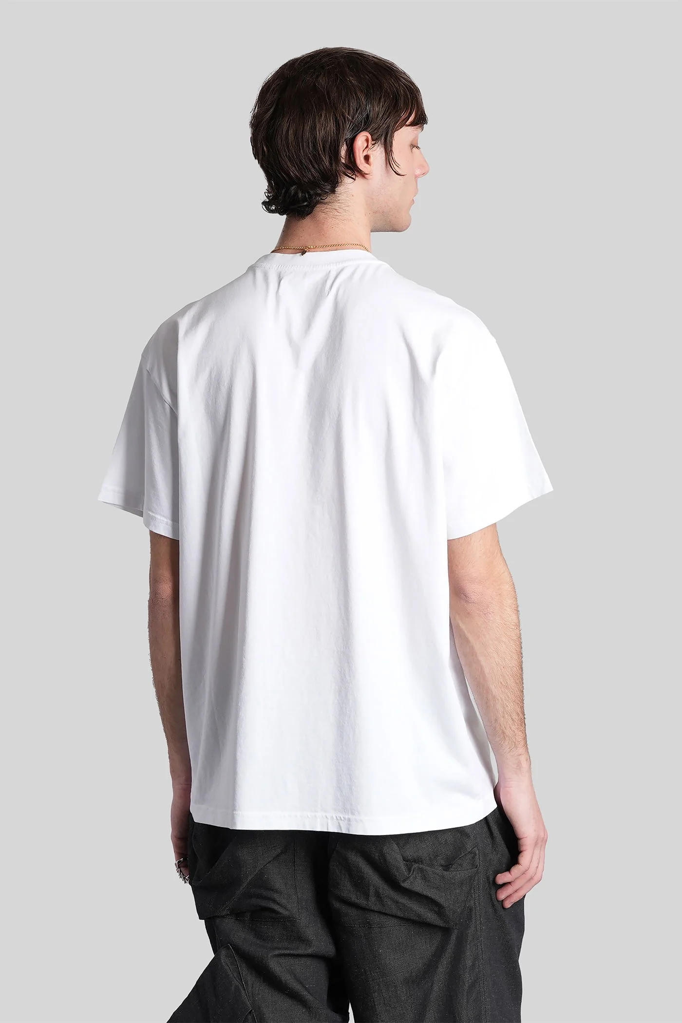T-Shirt in white cotton - Image 3