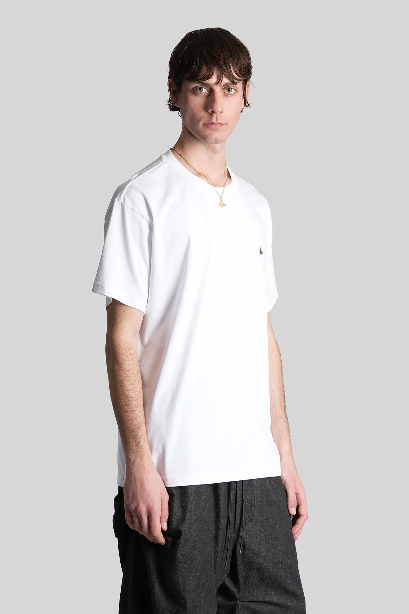 T-Shirt in white cotton - Image 4