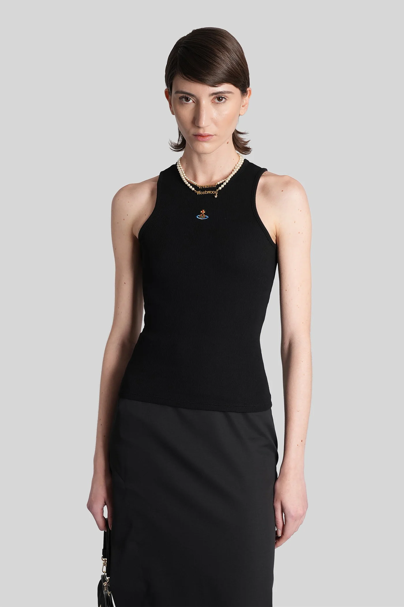 tank Top in black cotton