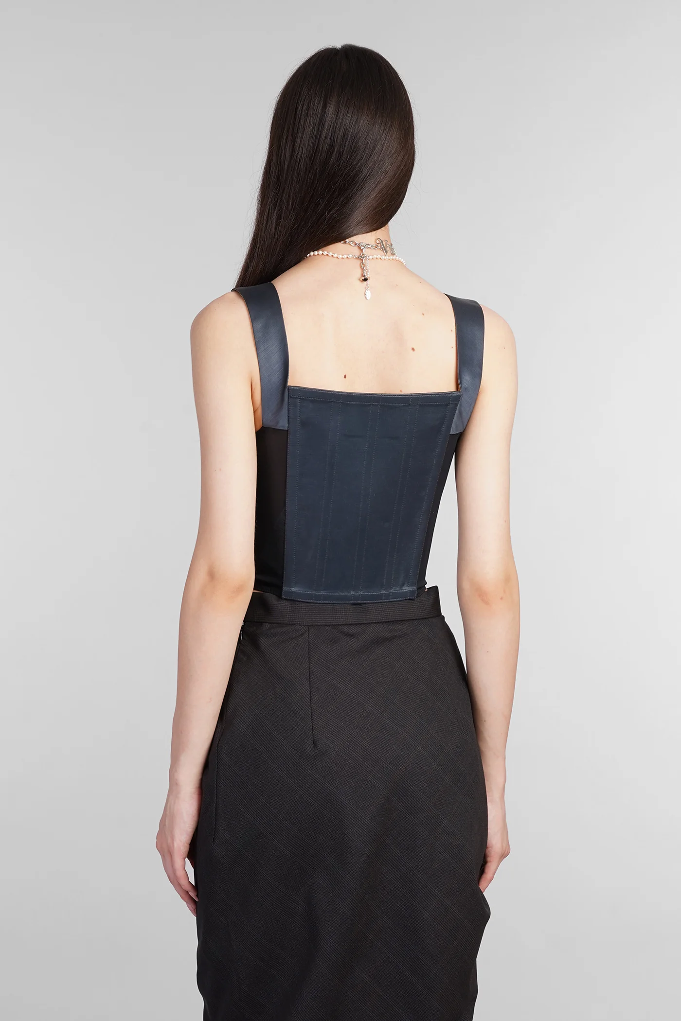 Topwear in grey linen - Image 3
