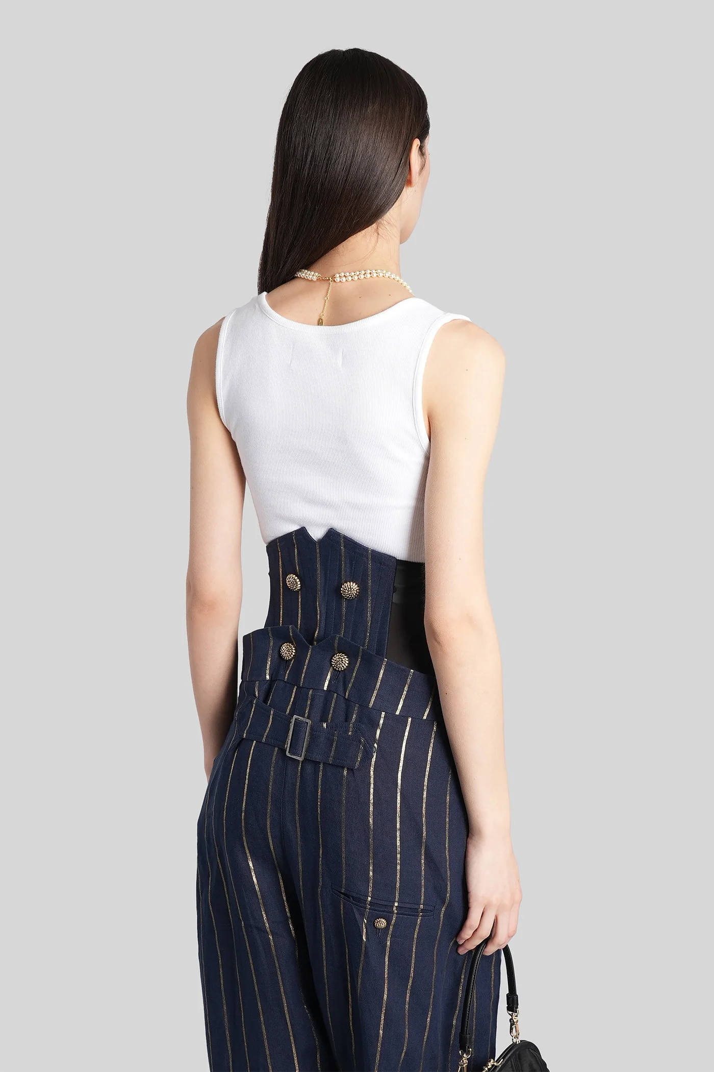 Topwear in white cotton - Image 3