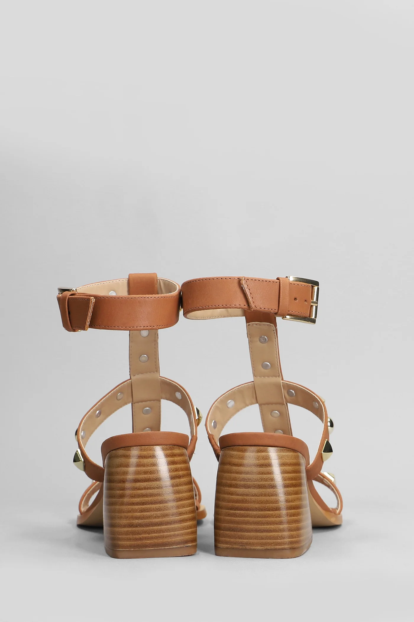Sandals in leather color leather - Image 4