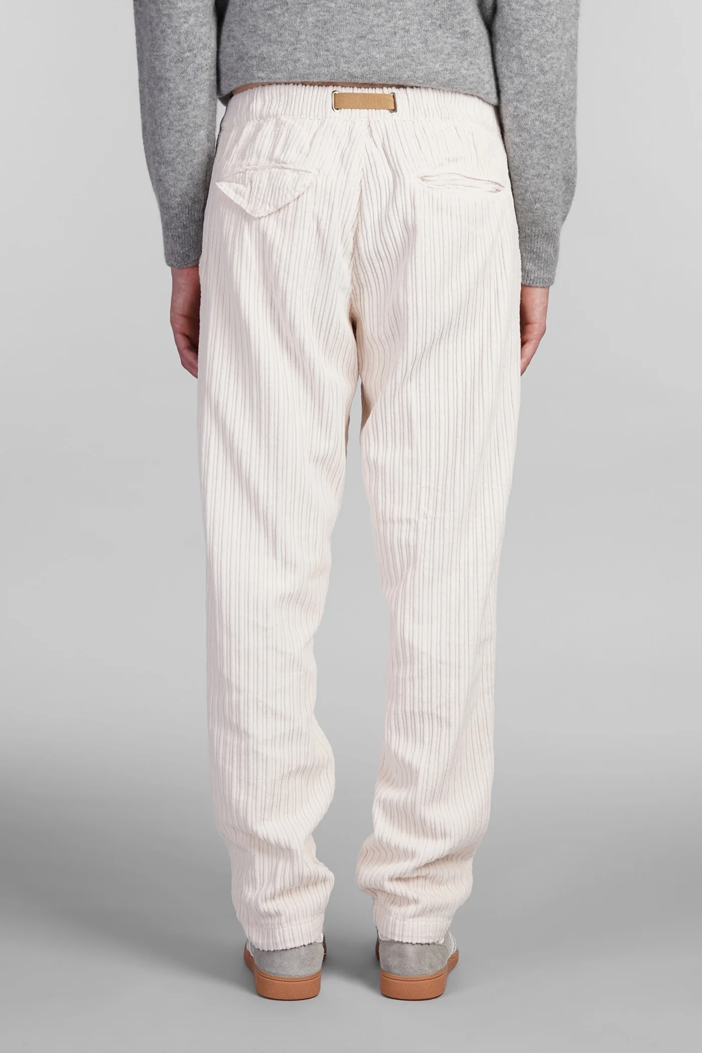 Pants in beige cotton - Image 3