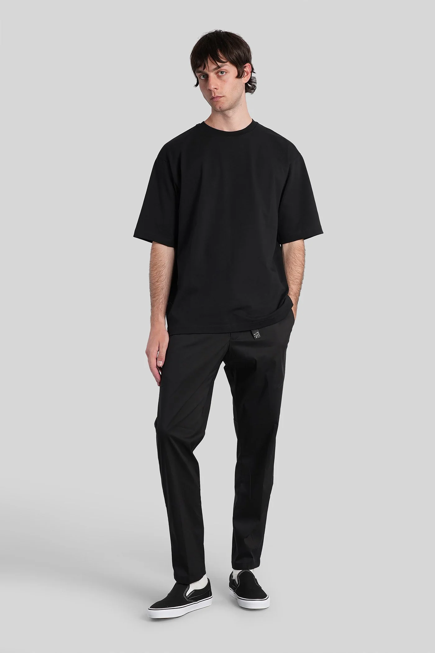 Pants in black cotton - Image 2