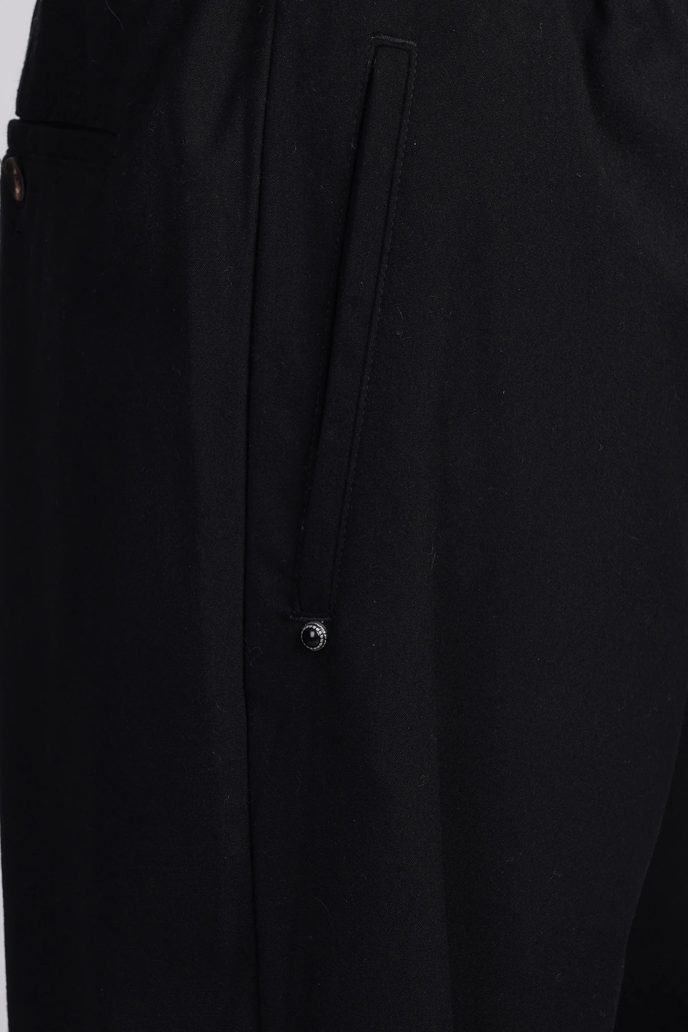 Pants in black linen - Image 5