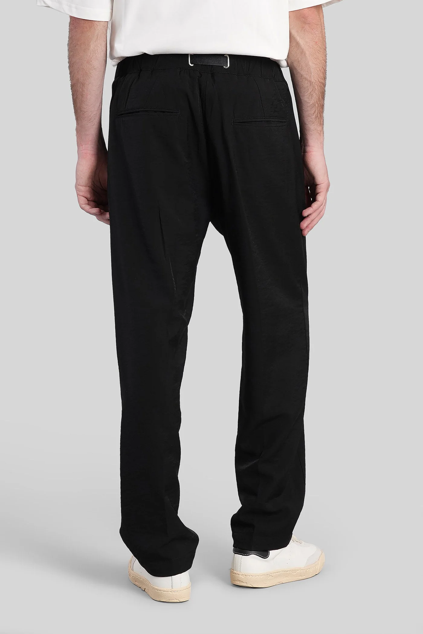 Pants in black viscose - Image 3