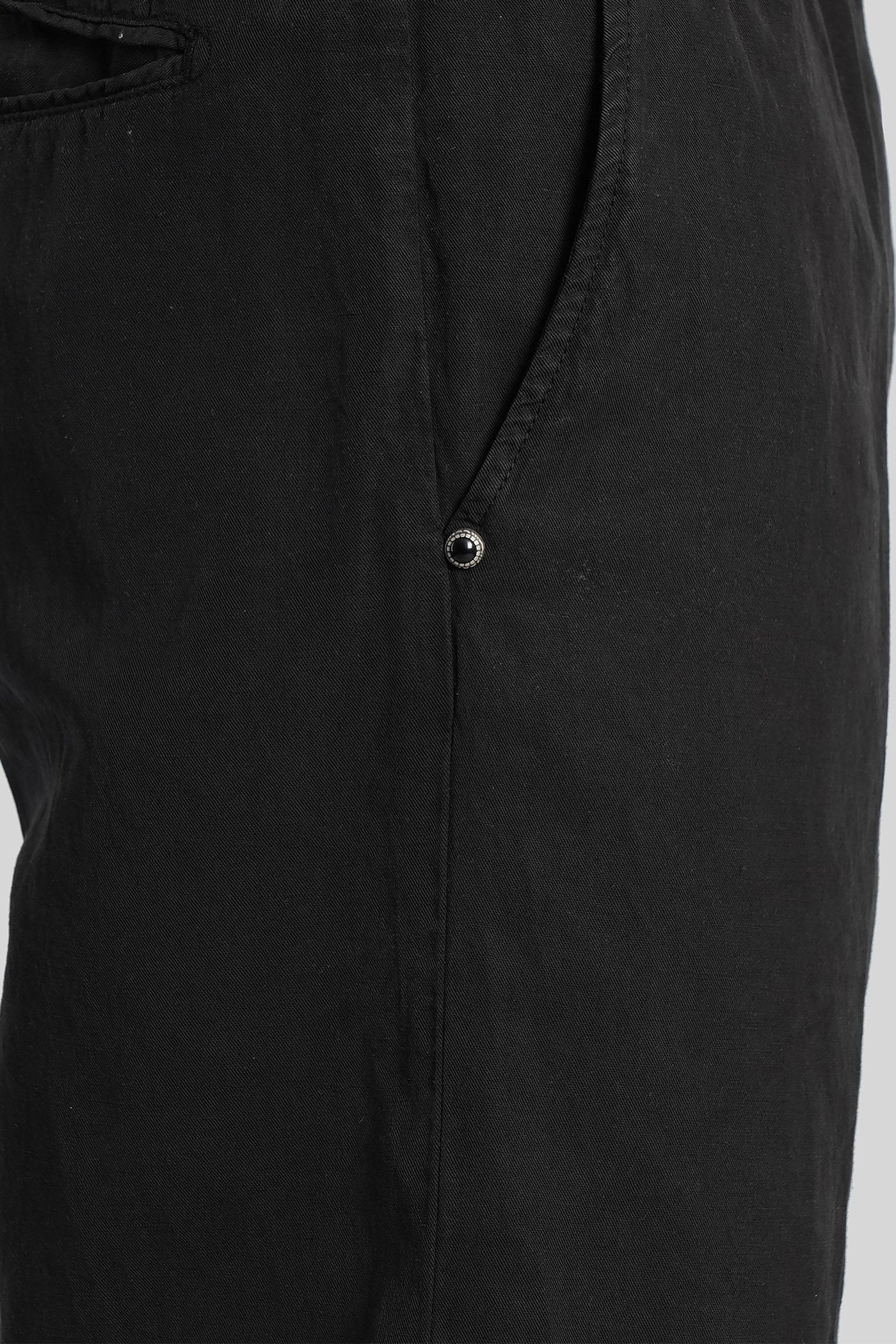 Pants in black wool and polyester - Image 5