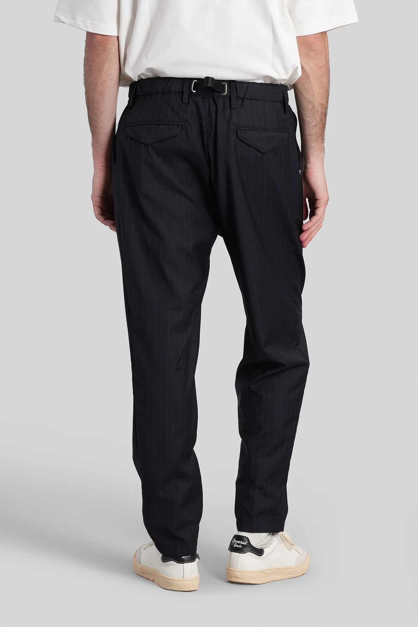 Pants in blue polyester - Image 3