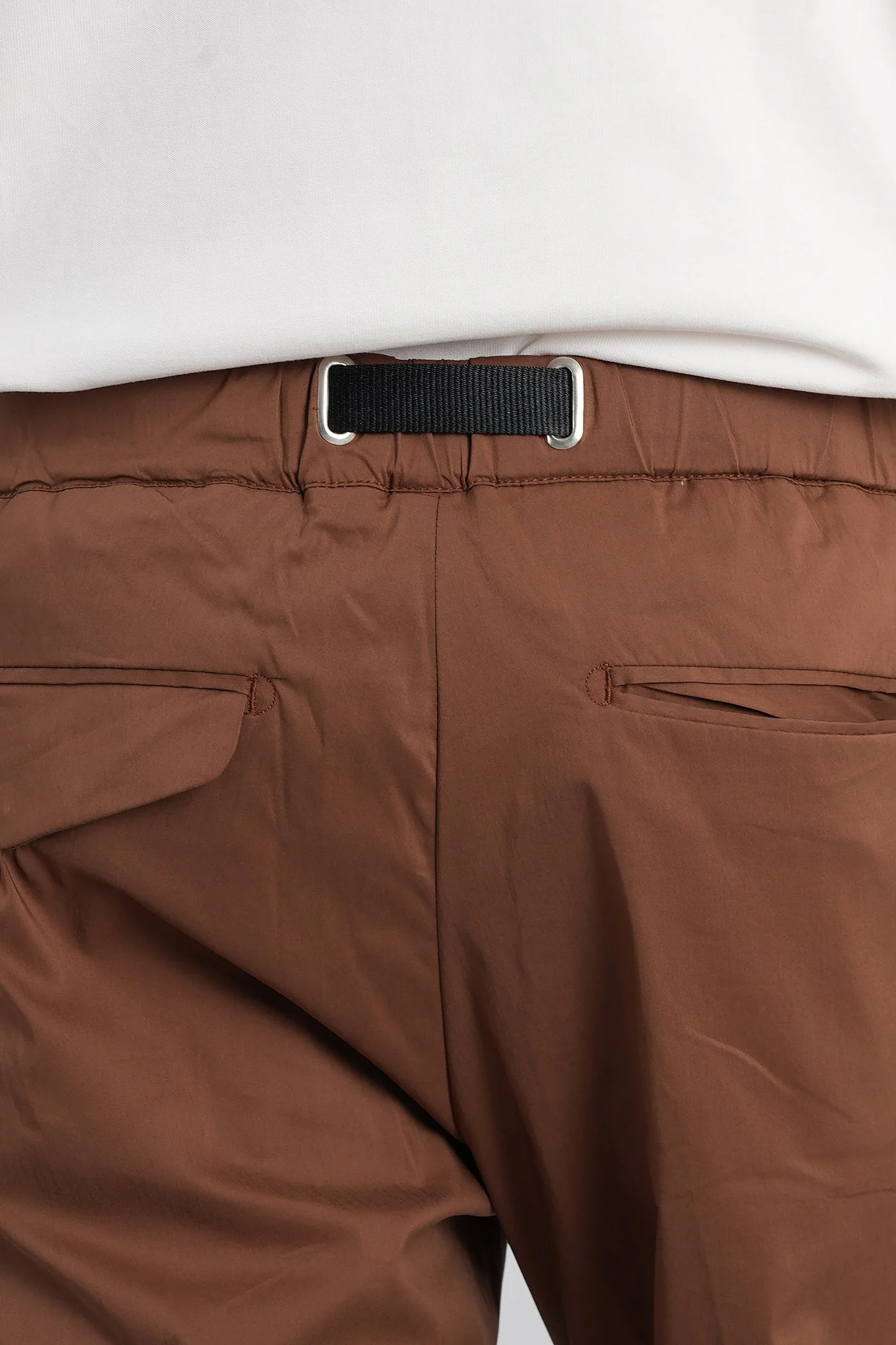 Pants in brown wool and polyester - Image 5