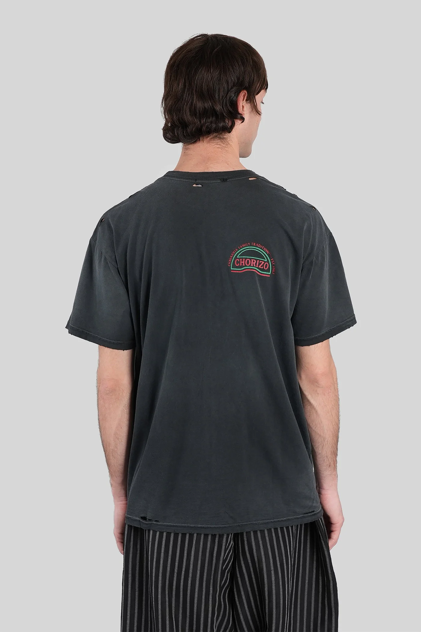 T-Shirt in black cotton - Image 3