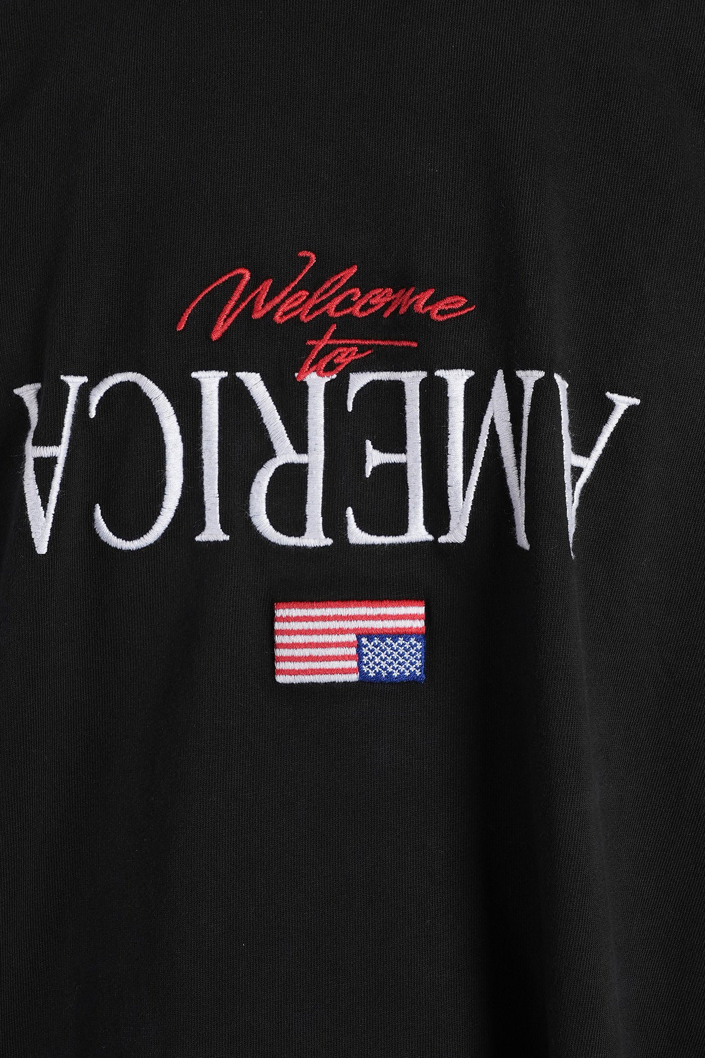 T-Shirt in black cotton - Image 5