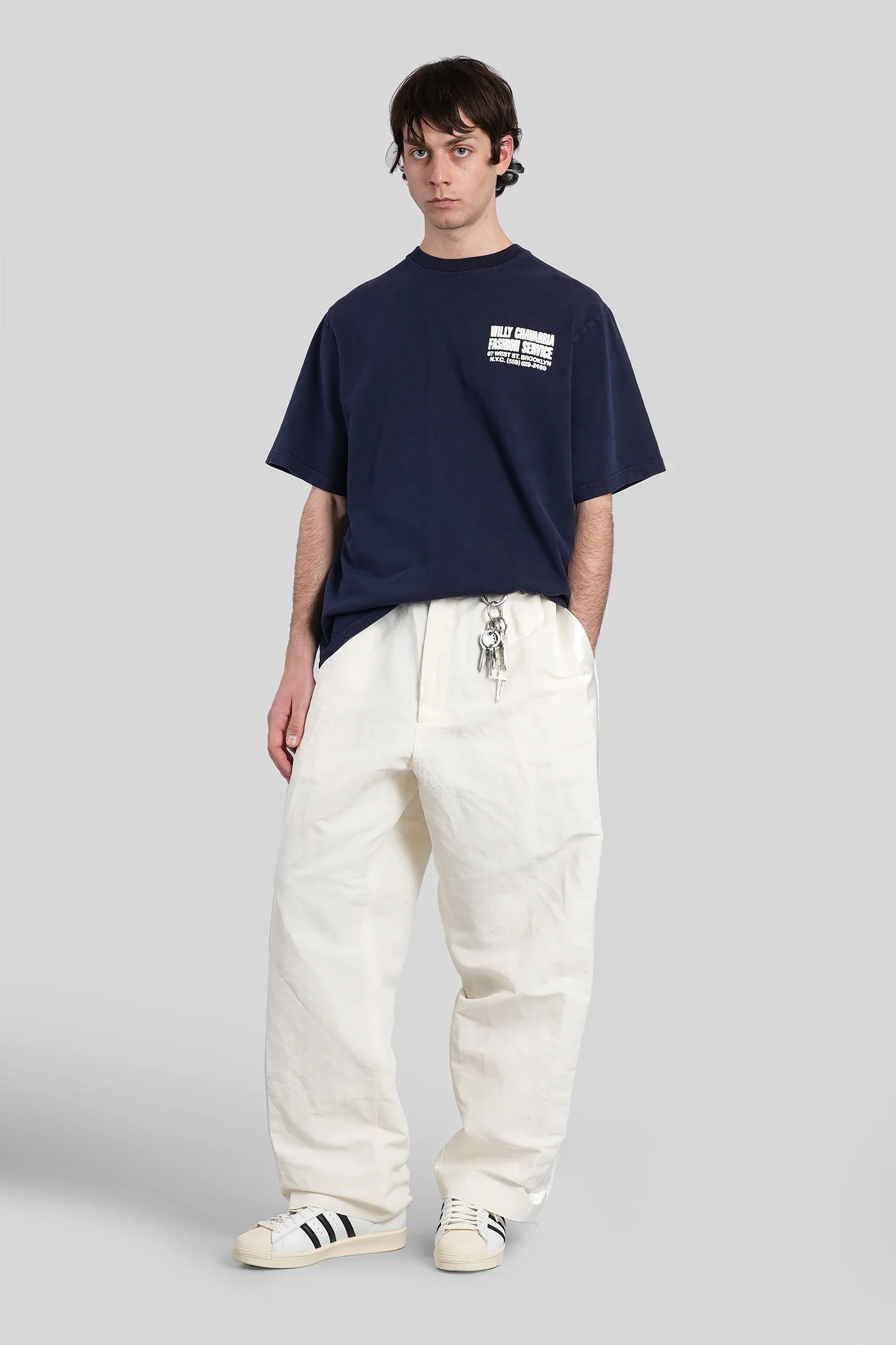 T-Shirt in blue cotton - Image 2