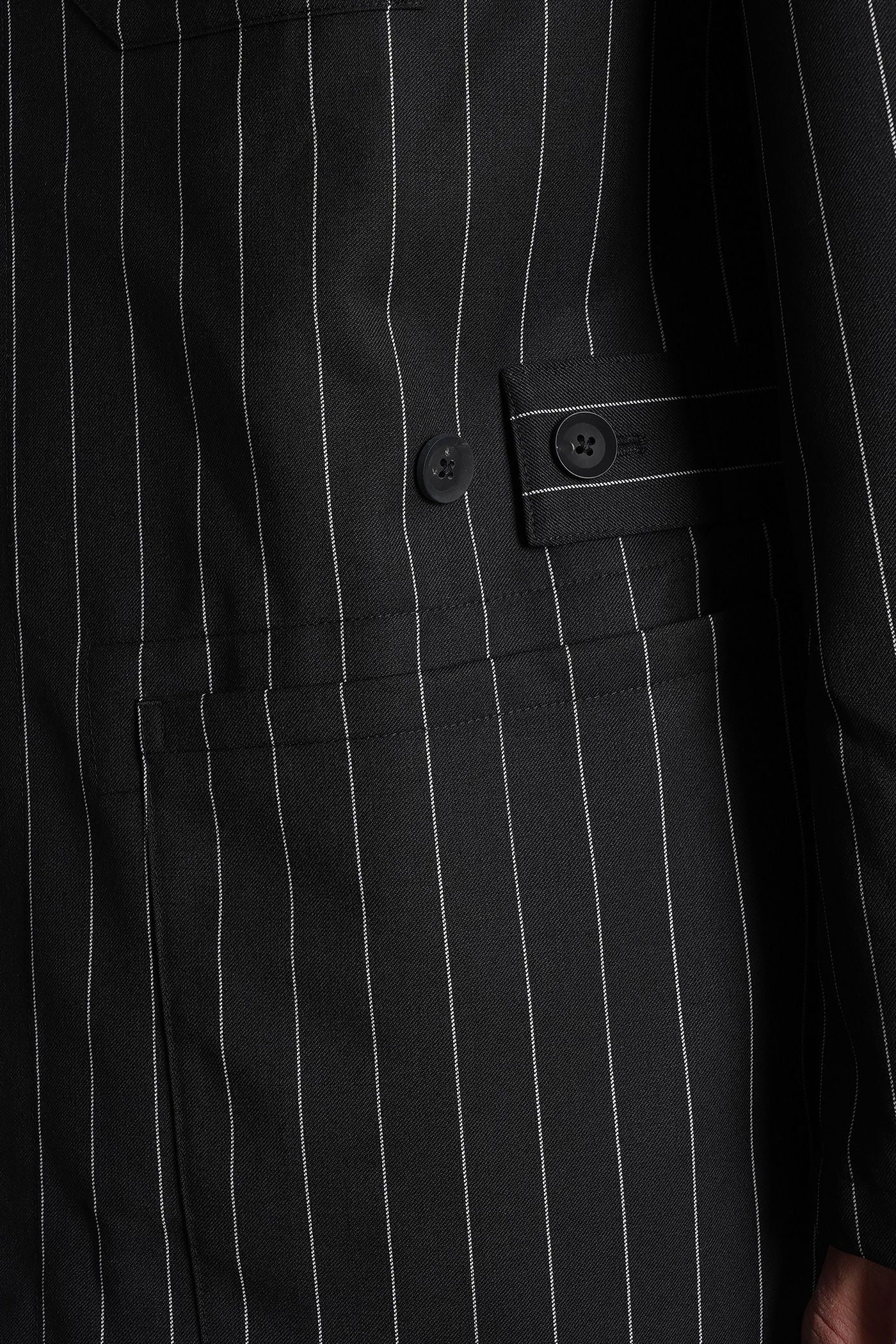 Blazer in black polyester - Image 4