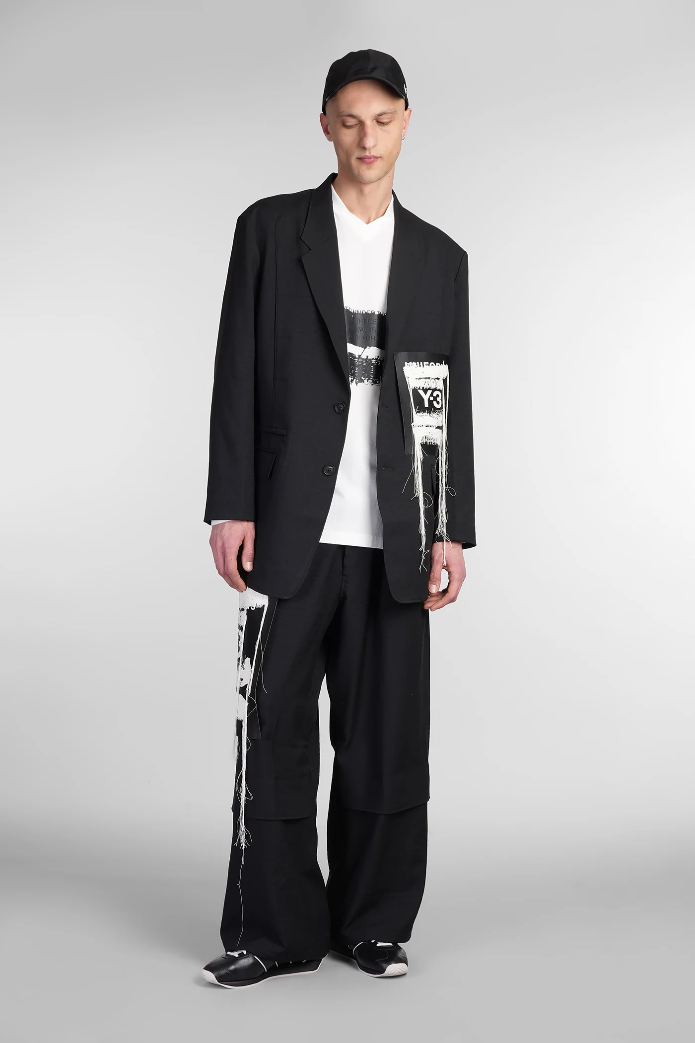 Blazer in black polyester - Image 2
