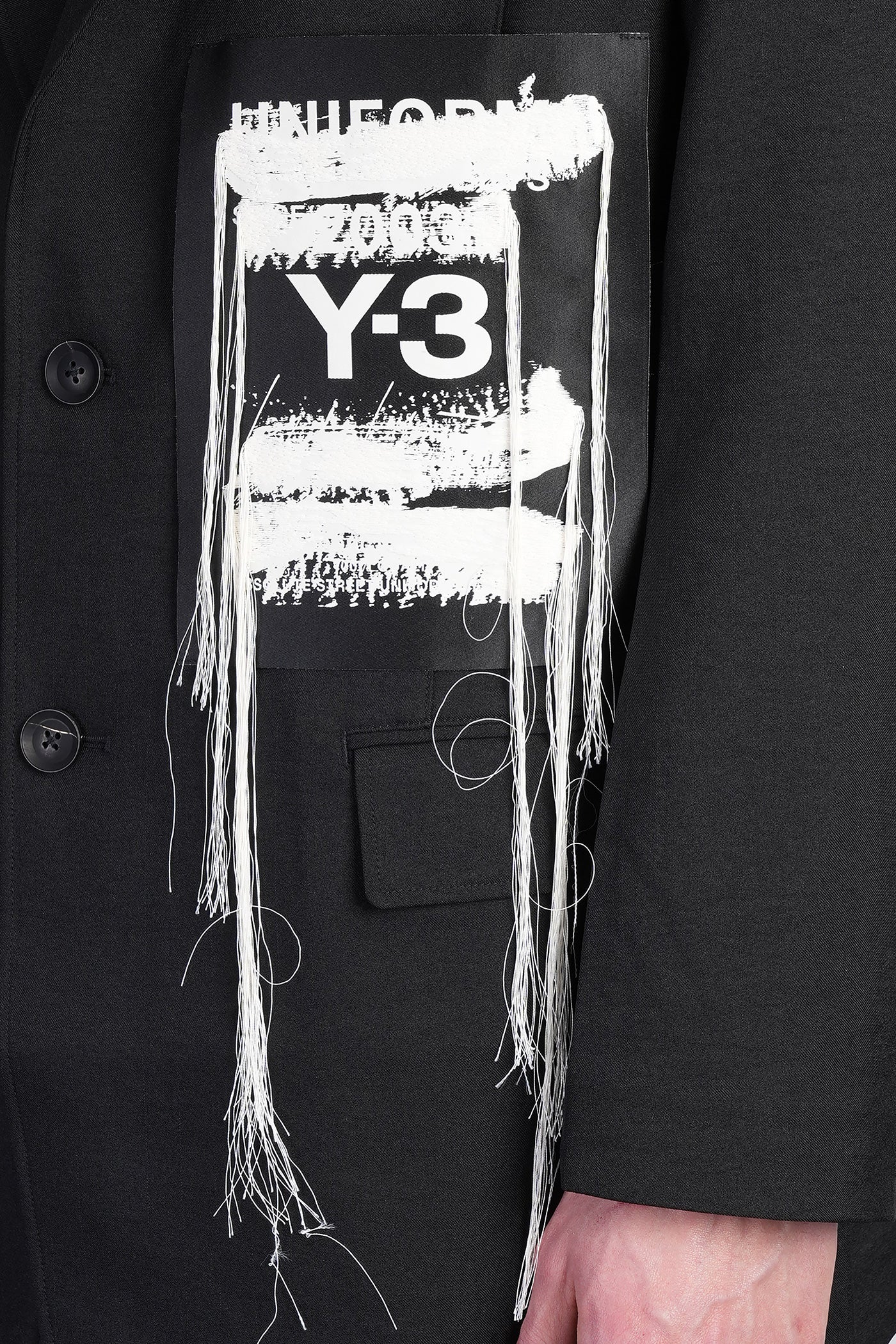Blazer in black polyester - Image 5