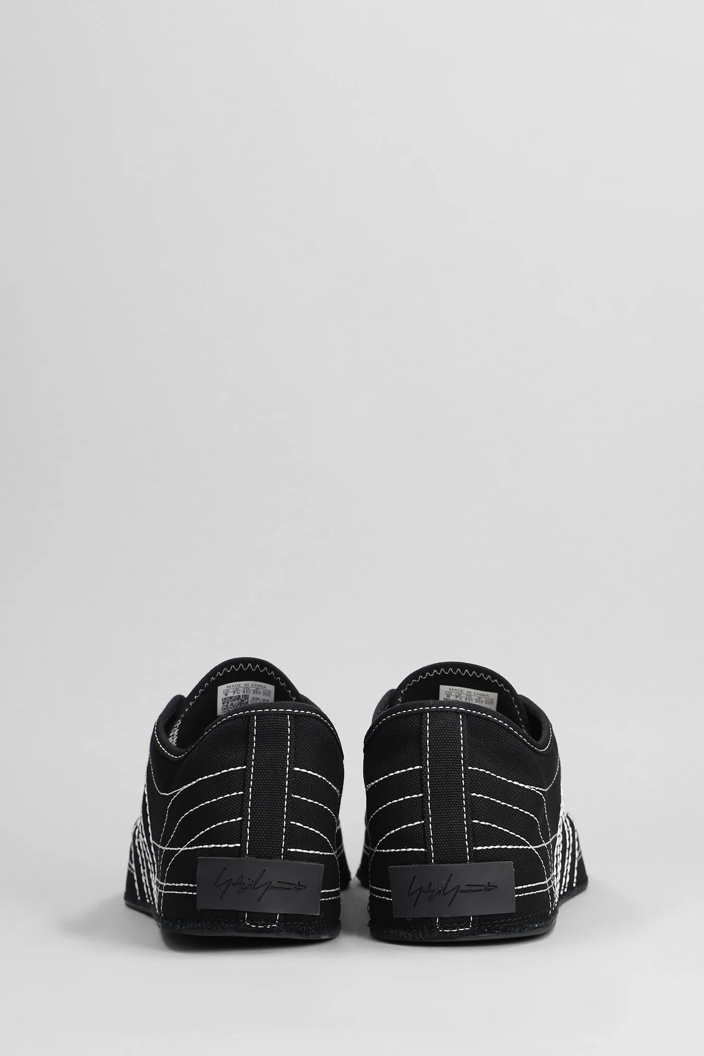 Nizza lo Sneakers in black cotton - Image 4