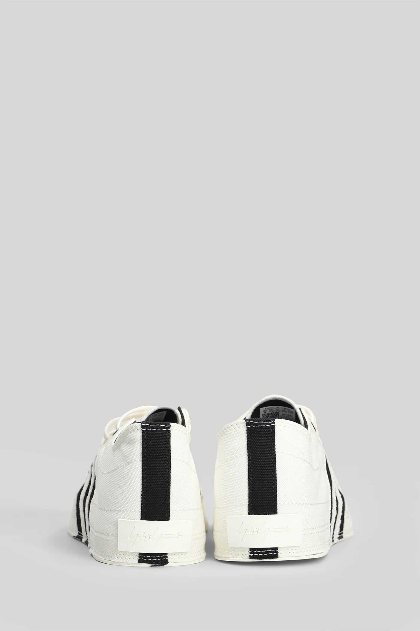 Nizza low Sneakers in white cotton - Image 4