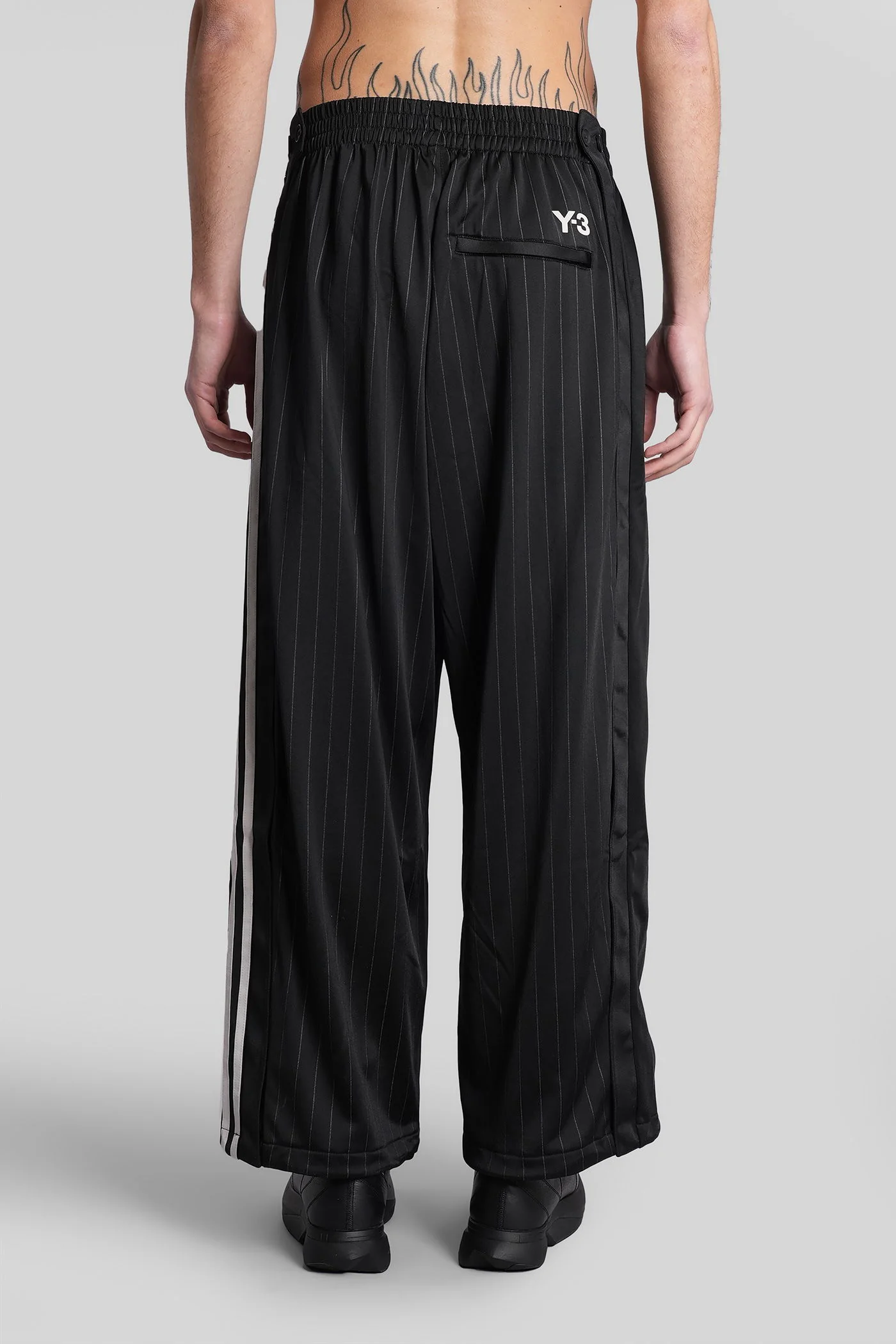 Pants in black polyester - Image 3