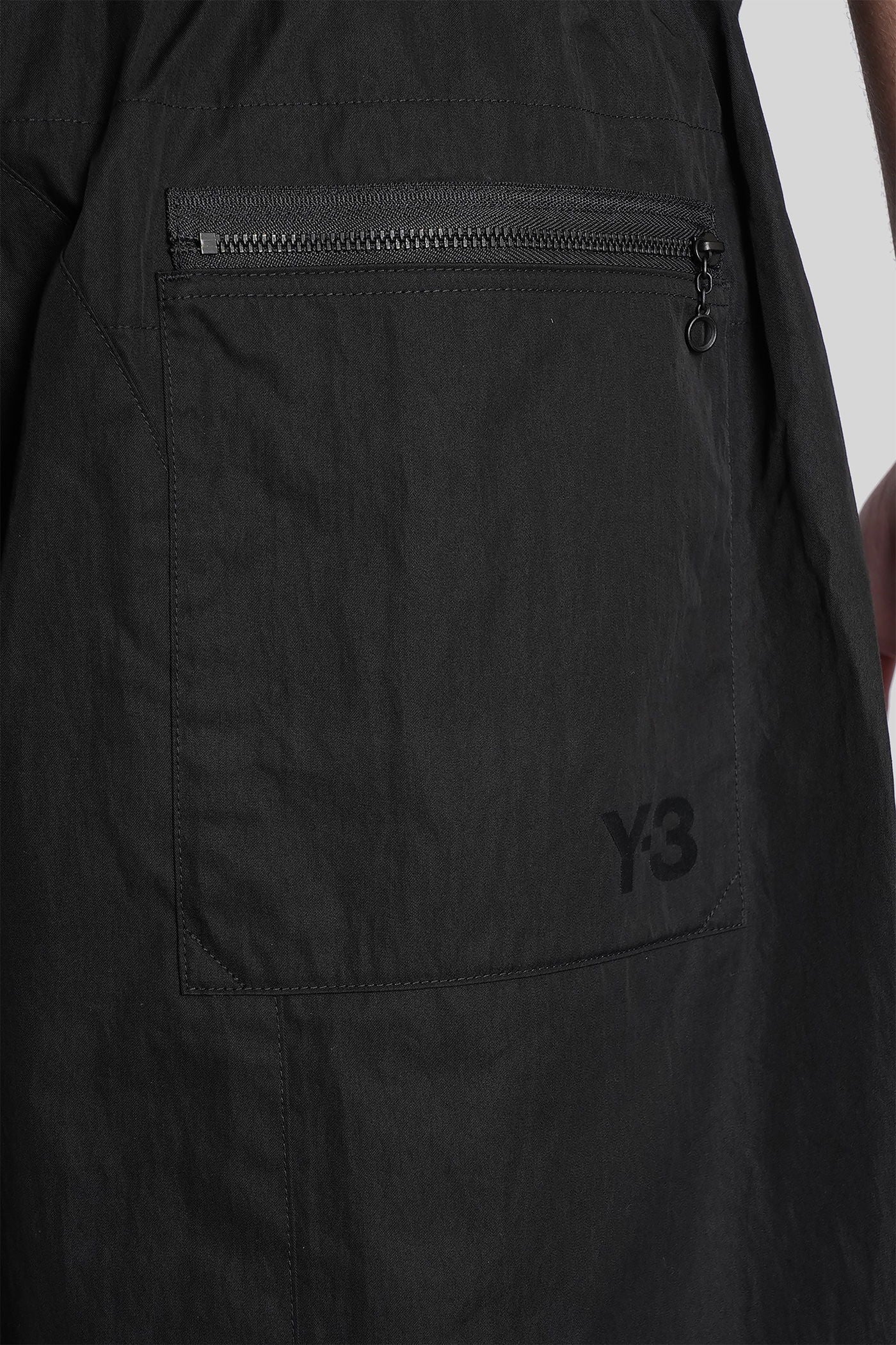Shorts in black cotton - Image 5