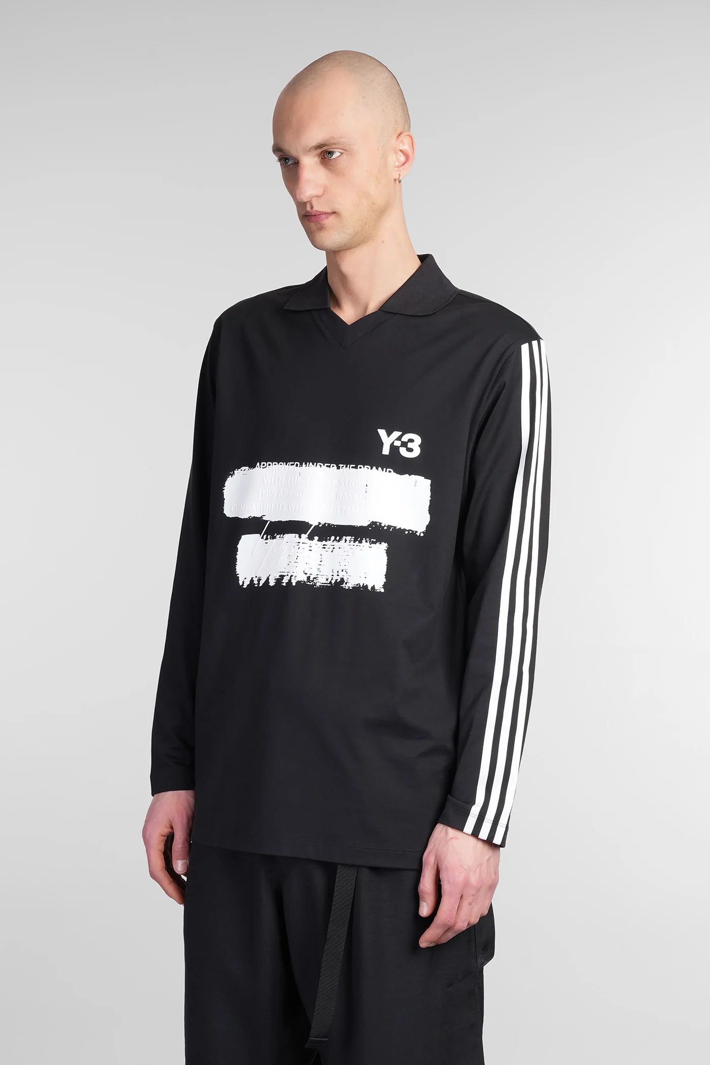T-Shirt in black cotton - Image 4