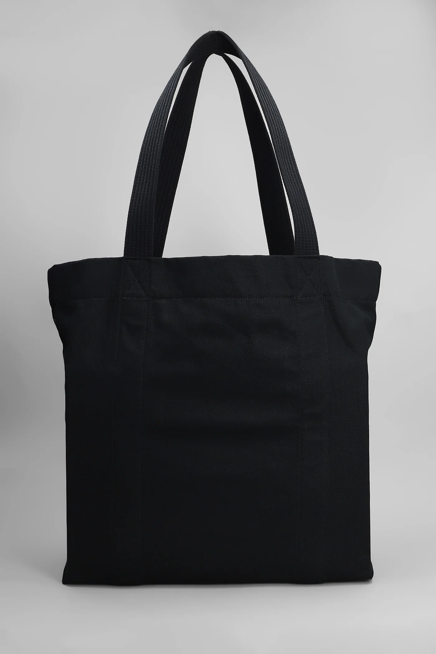 Tote in black cotton - Image 3