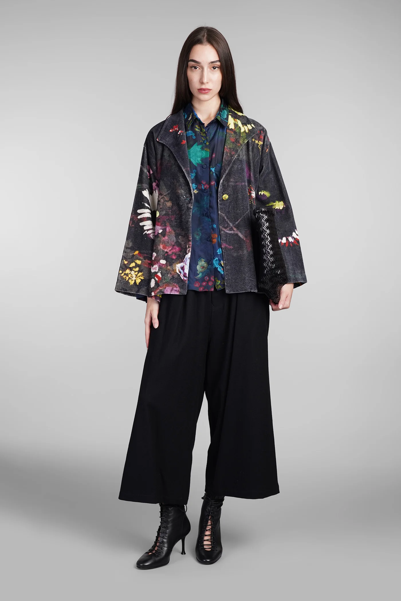 Casual jacket in multicolor cotton - Image 2