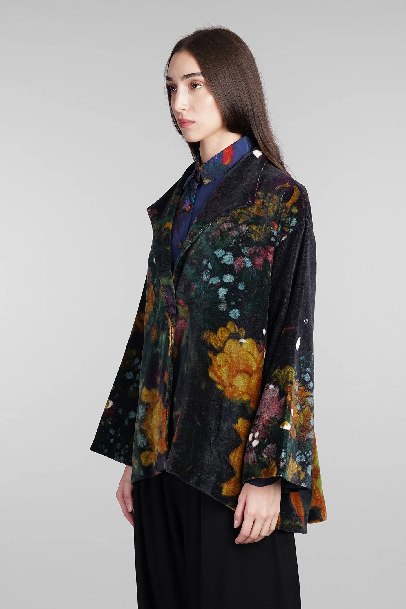 Casual jacket in multicolor cotton - Image 4