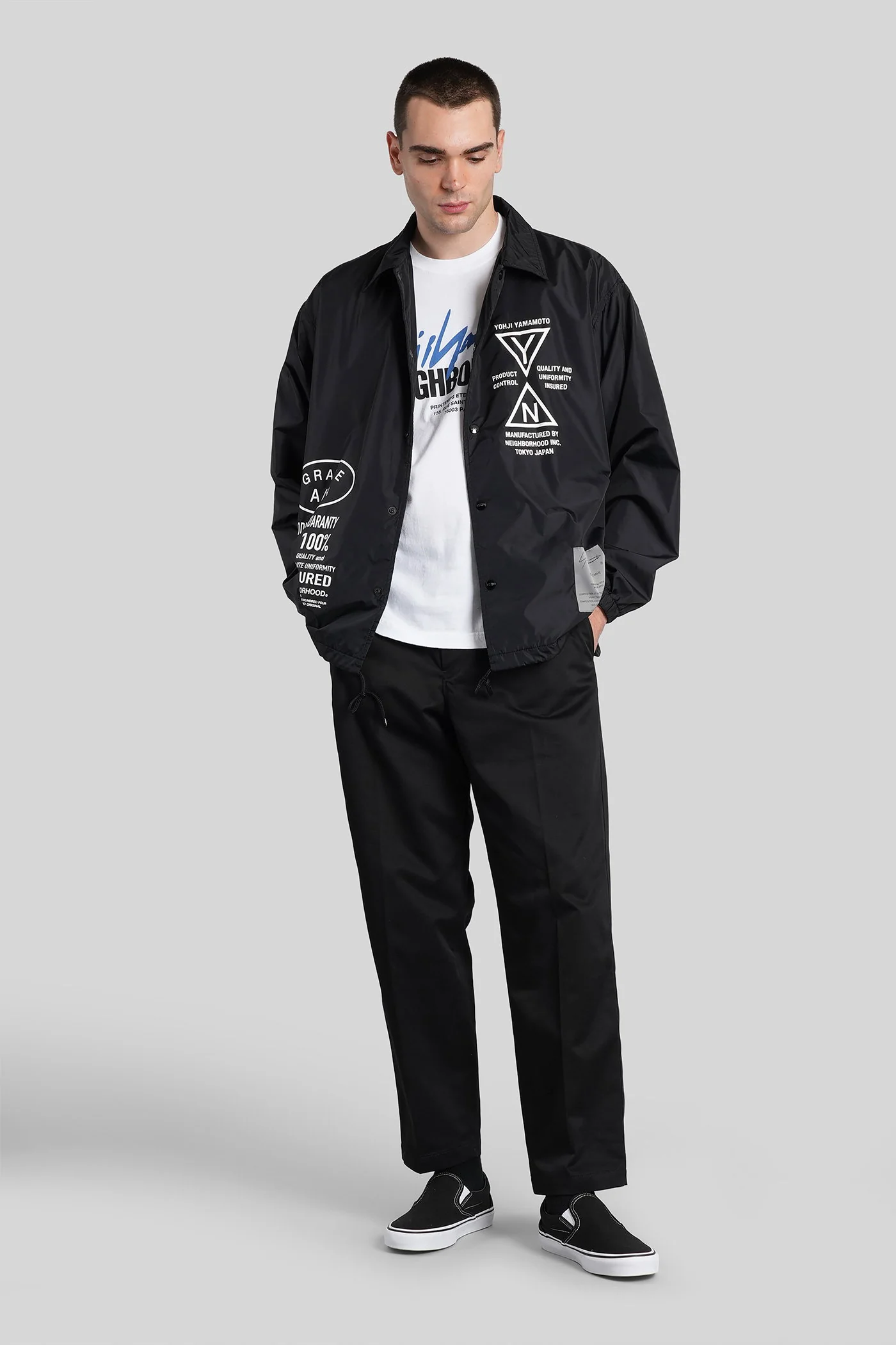Casual jacket in black polyamide - Image 2