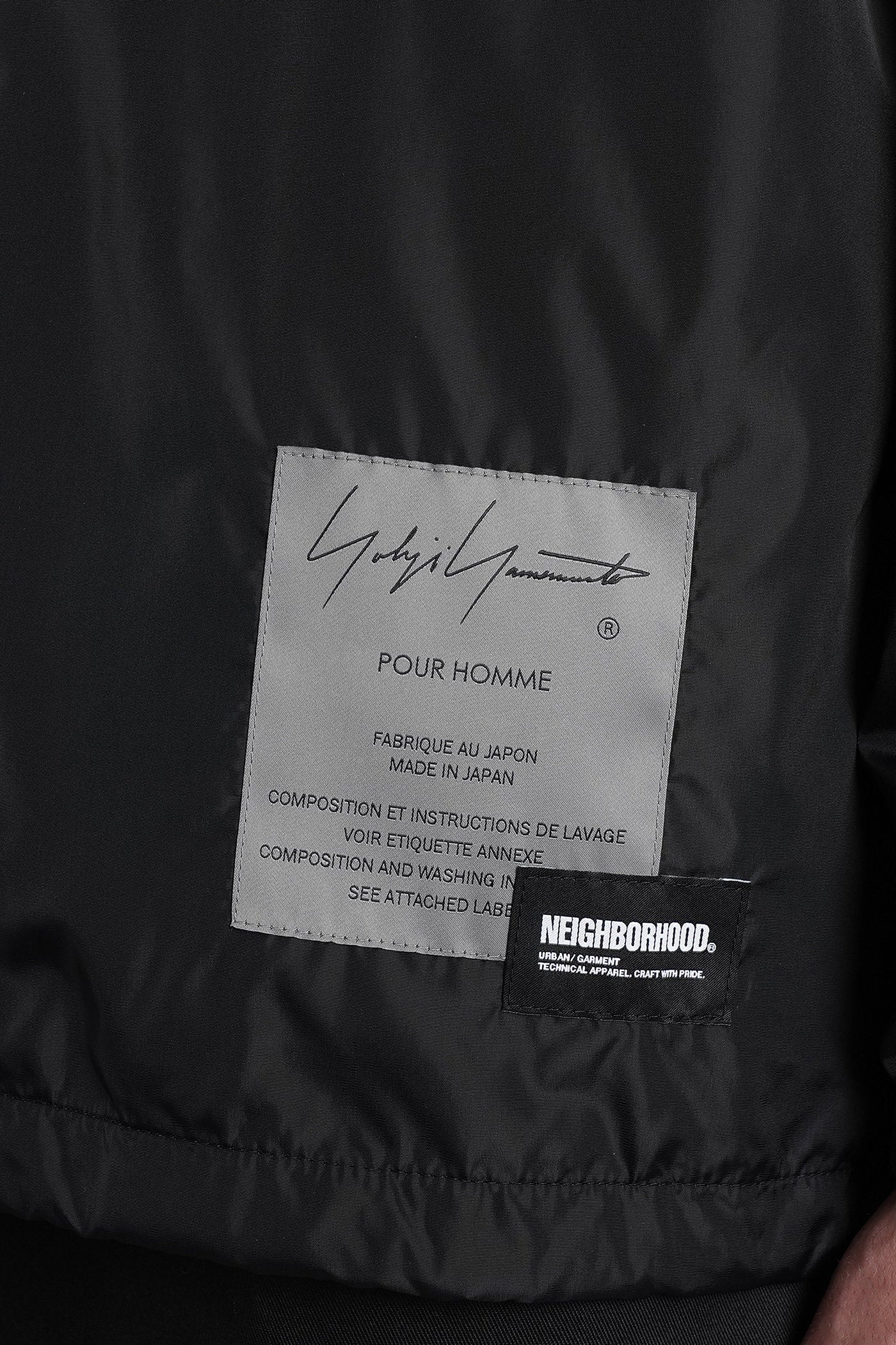 Casual jacket in black polyamide - Image 5