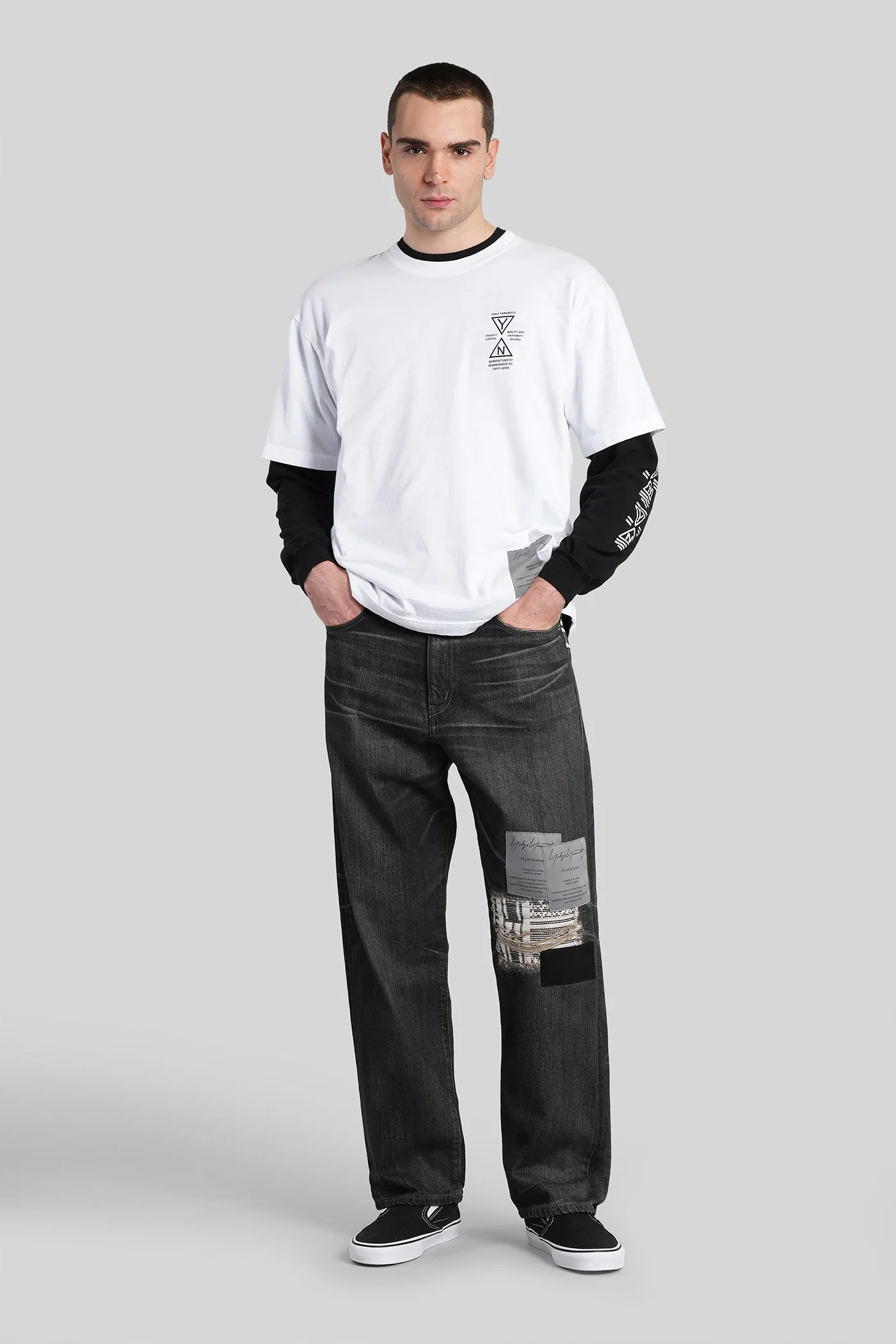Jeans in black denim - Image 2