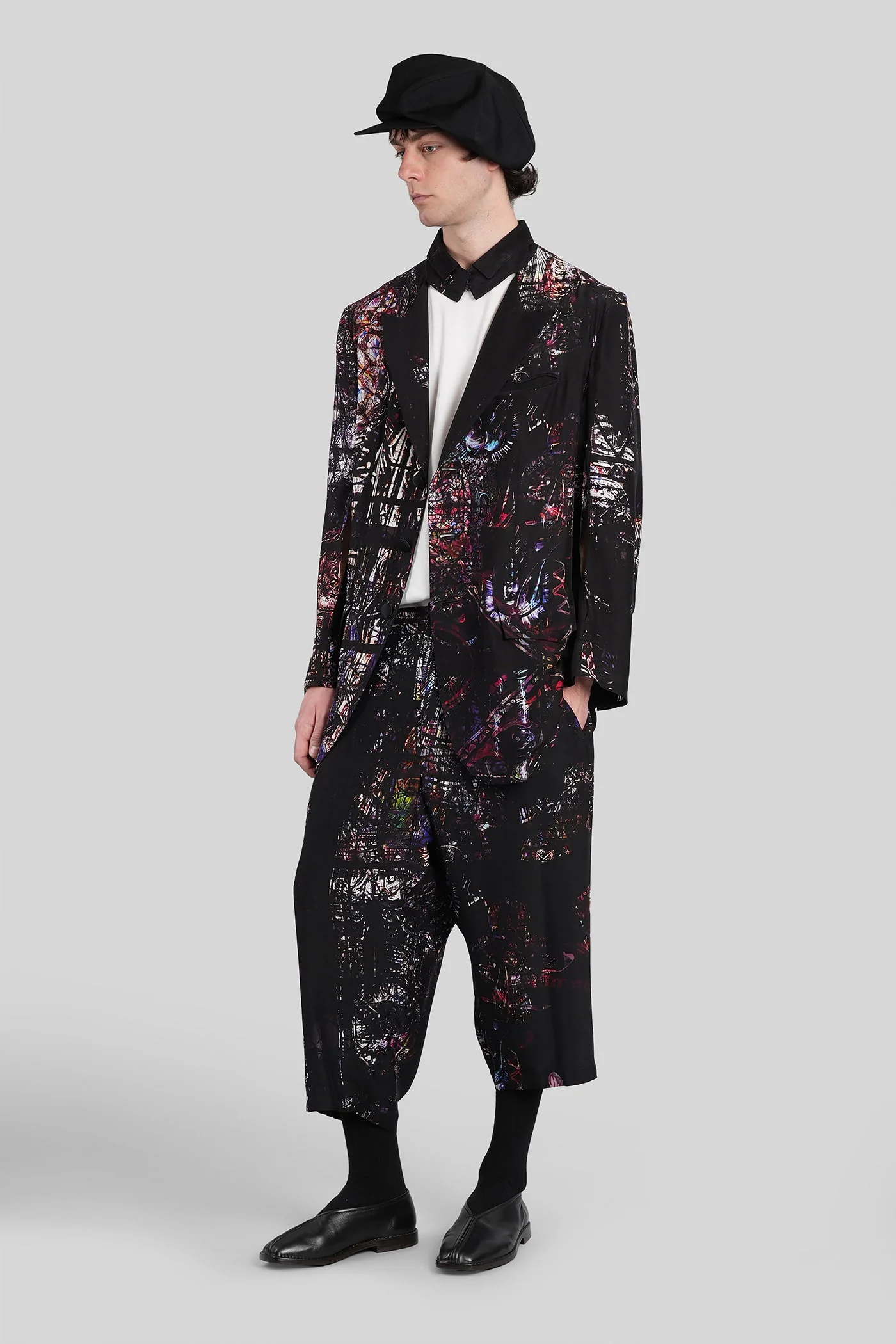 Pants in black silk - Image 2