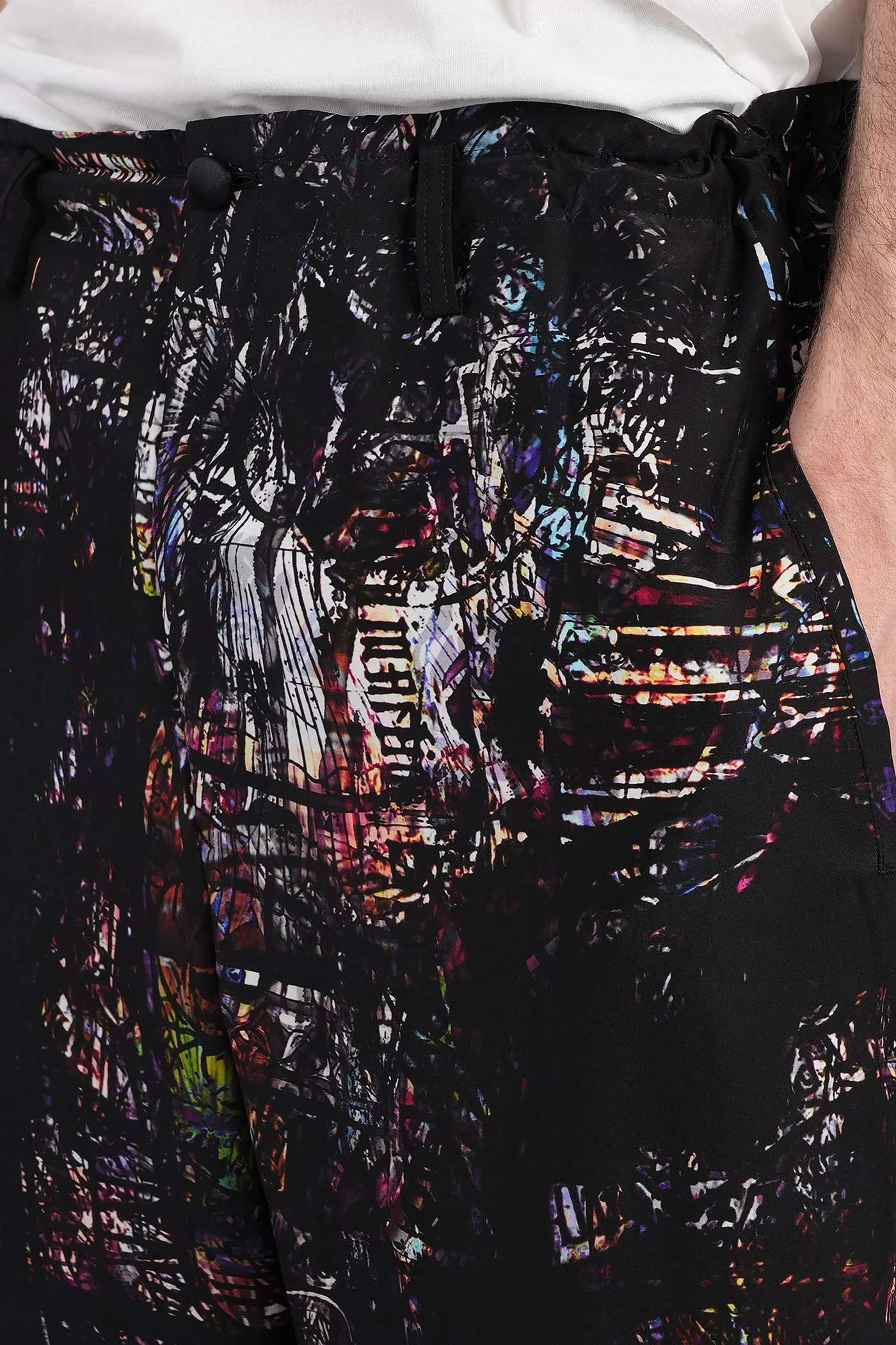 Pants in black silk - Image 5