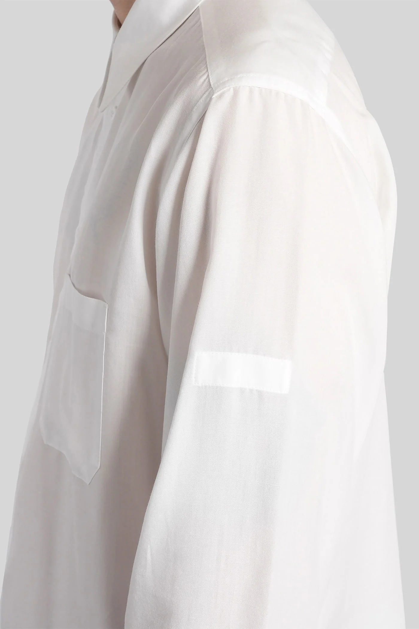 Shirt in white Cellulose - Image 5