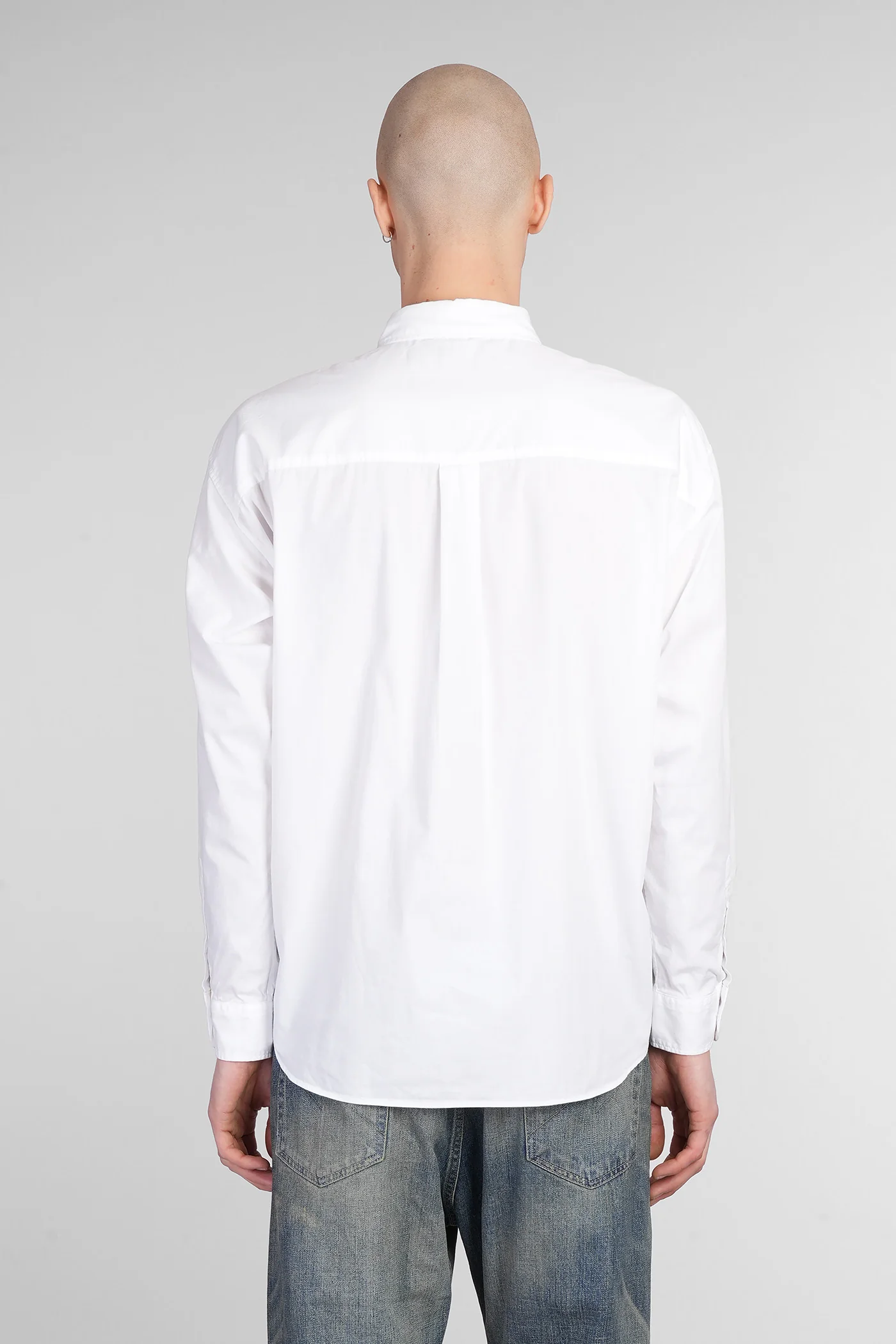 Shirt in white cotton - Image 3