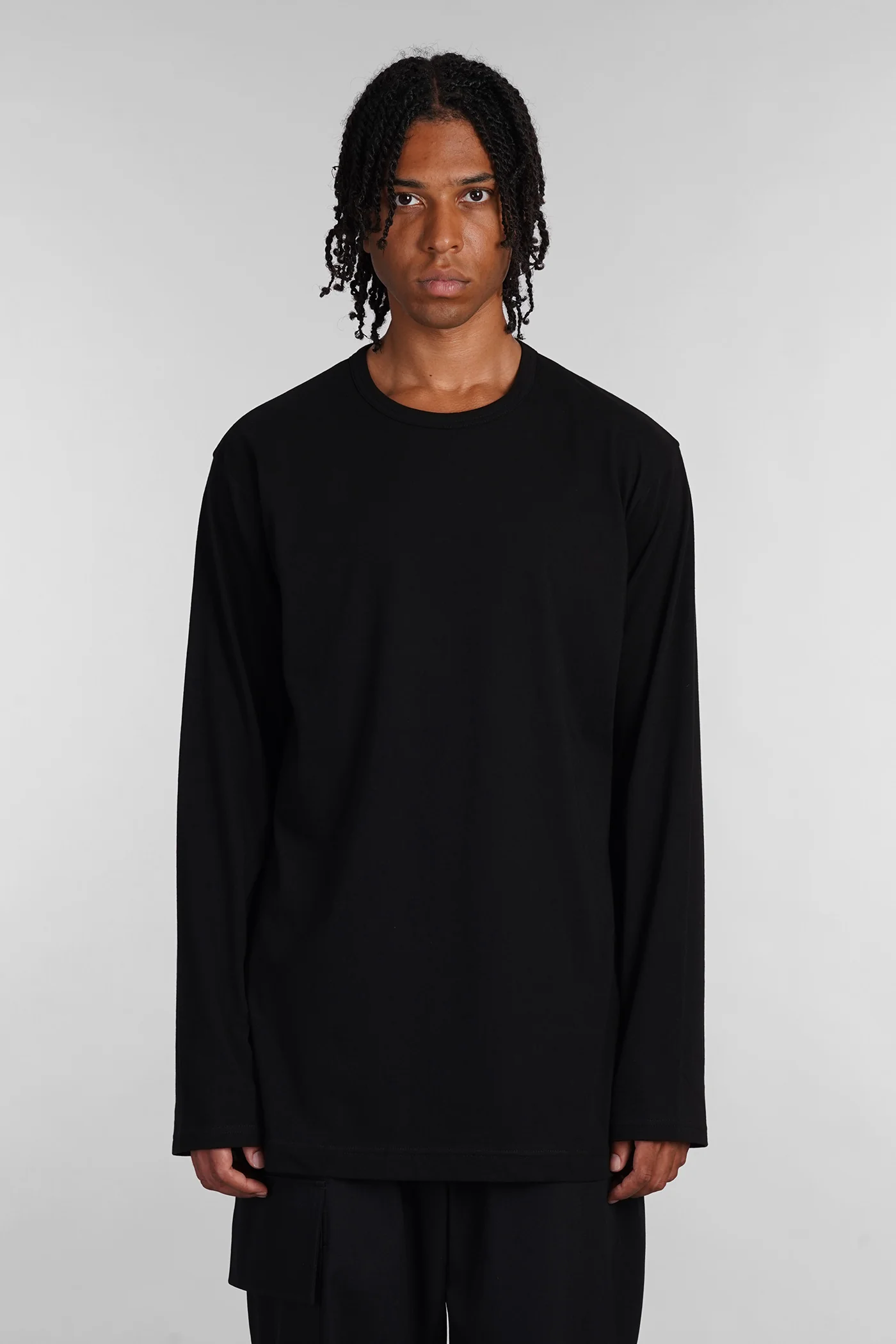 T-Shirt in black cotton
