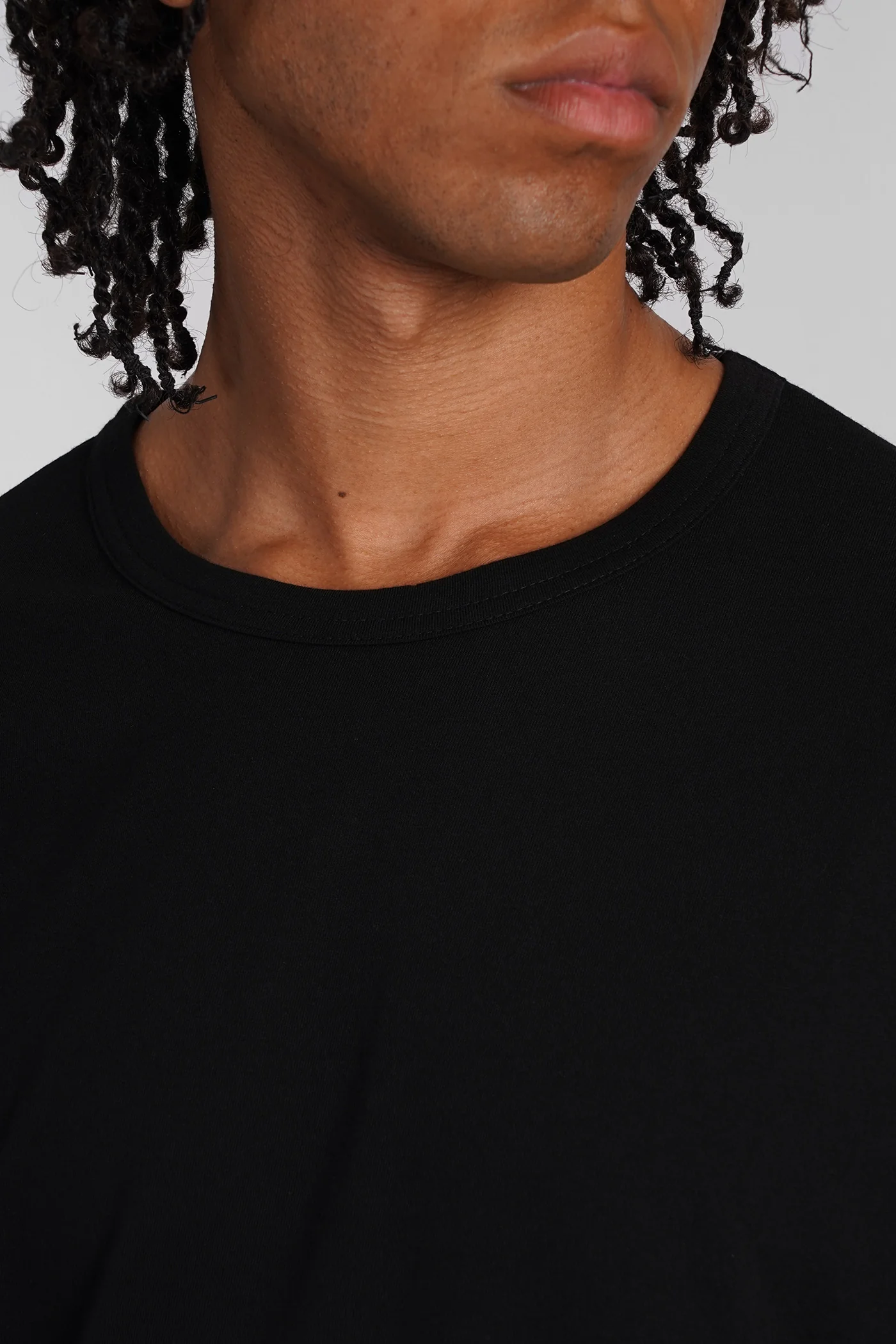 T-Shirt in black cotton - Image 5