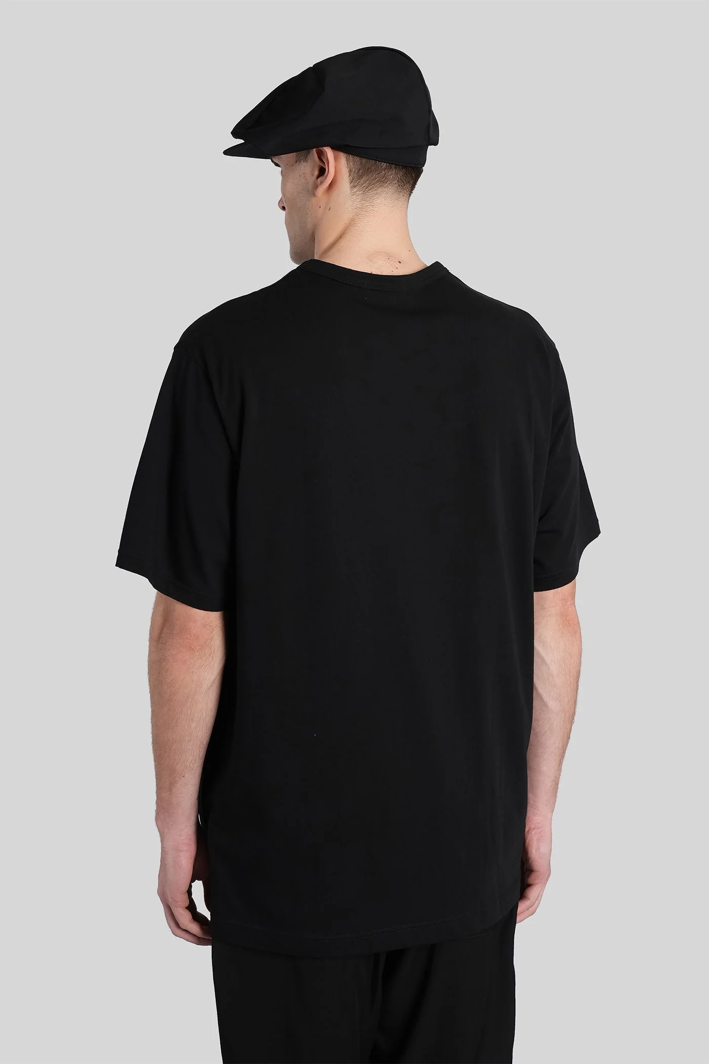 T-Shirt in black cotton - Image 3