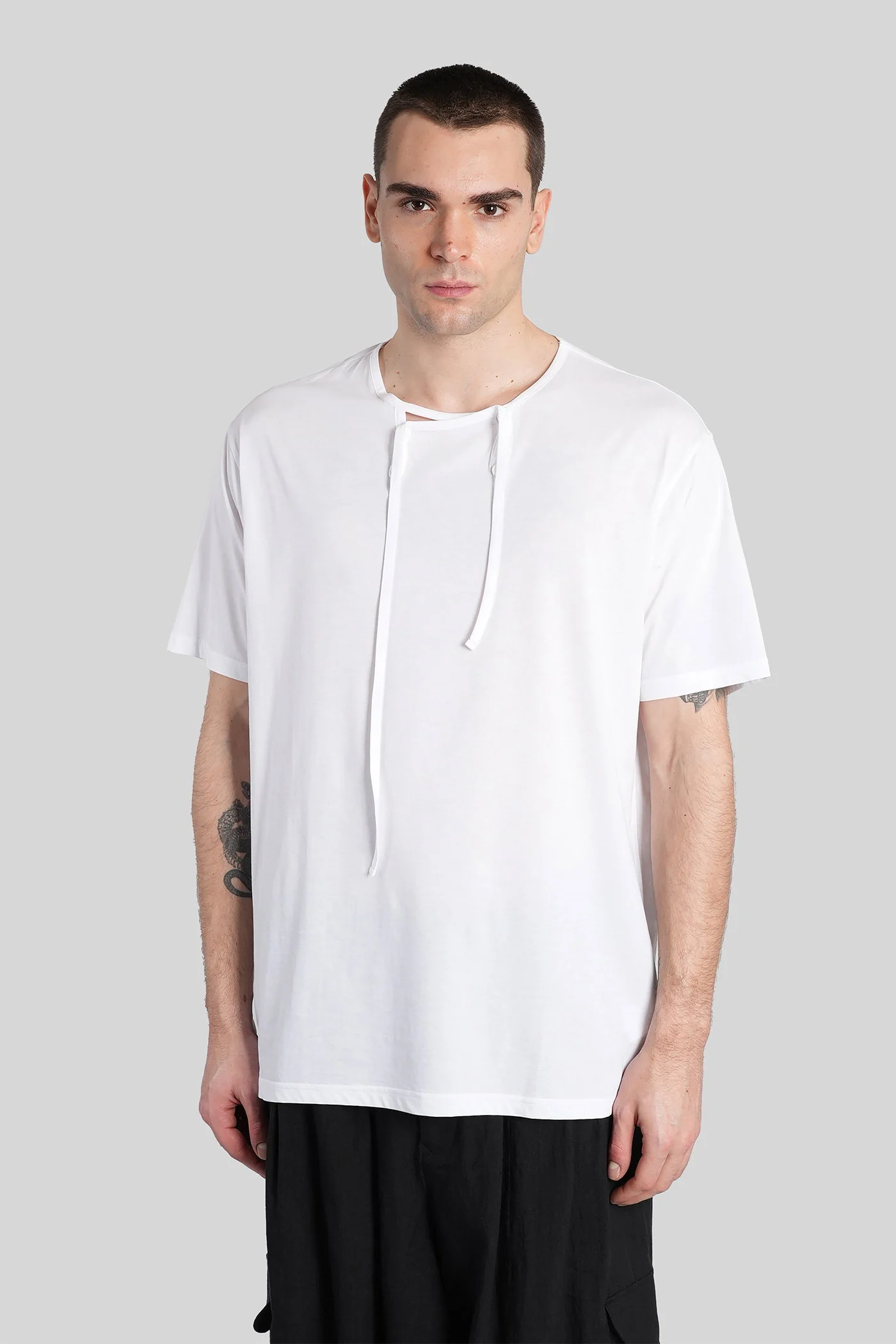 T-Shirt in white cotton