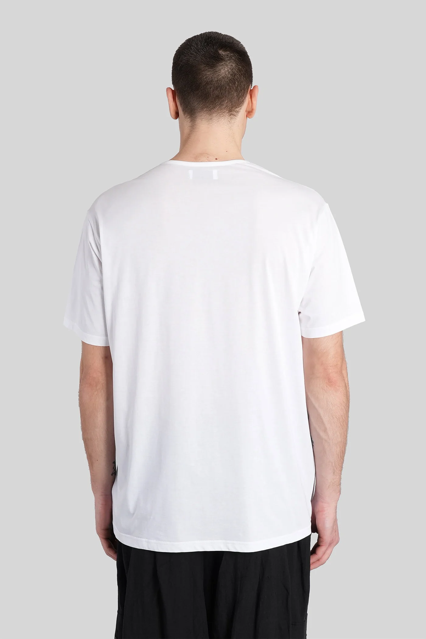 T-Shirt in white cotton - Image 3