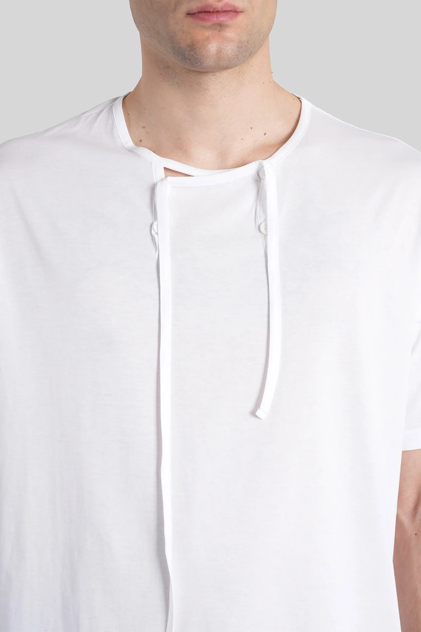 T-Shirt in white cotton - Image 5