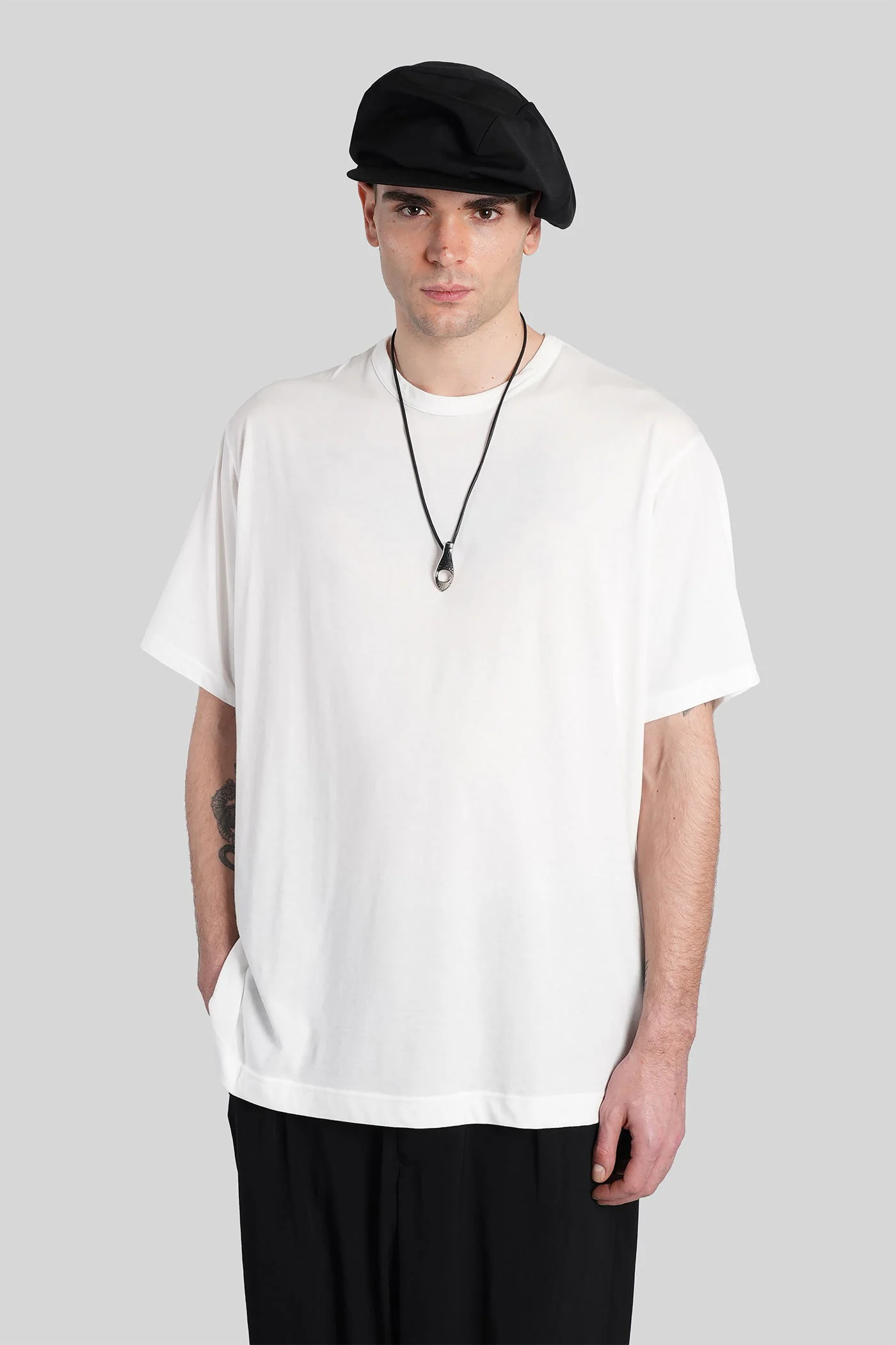 T-Shirt in white cotton