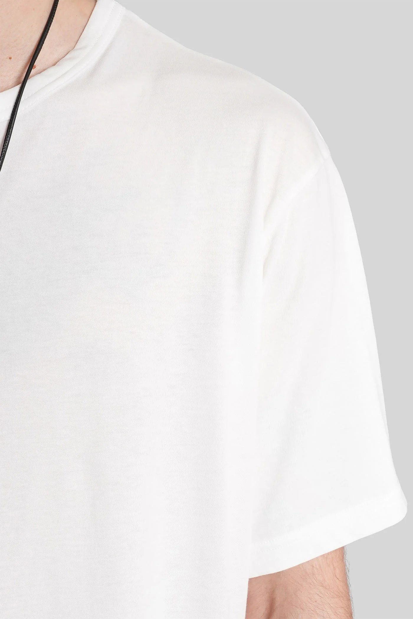 T-Shirt in white cotton - Image 5