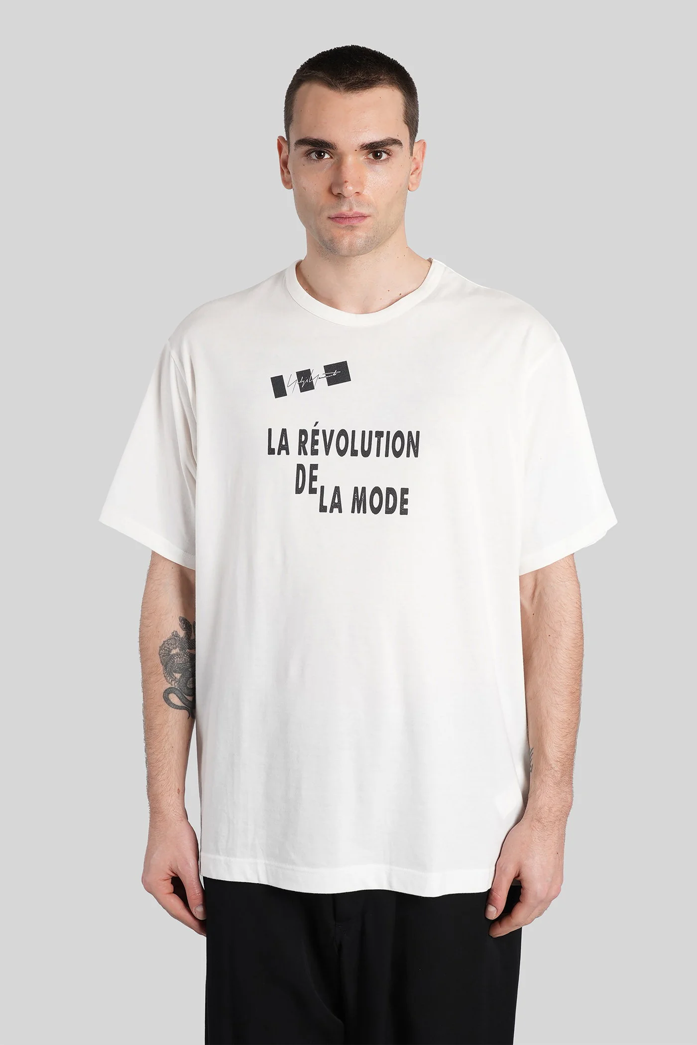 T-Shirt in white cotton