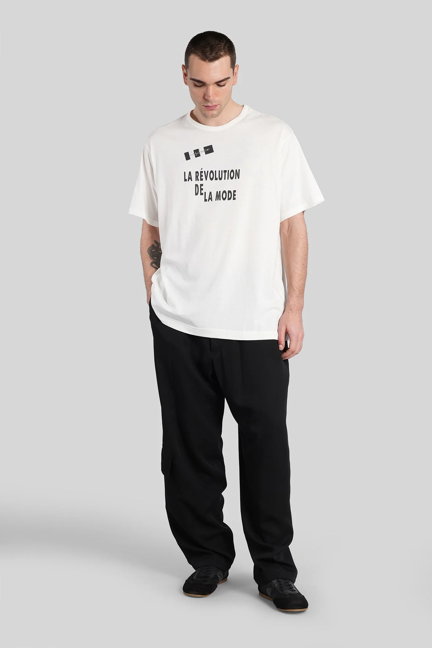 T-Shirt in white cotton - Image 2